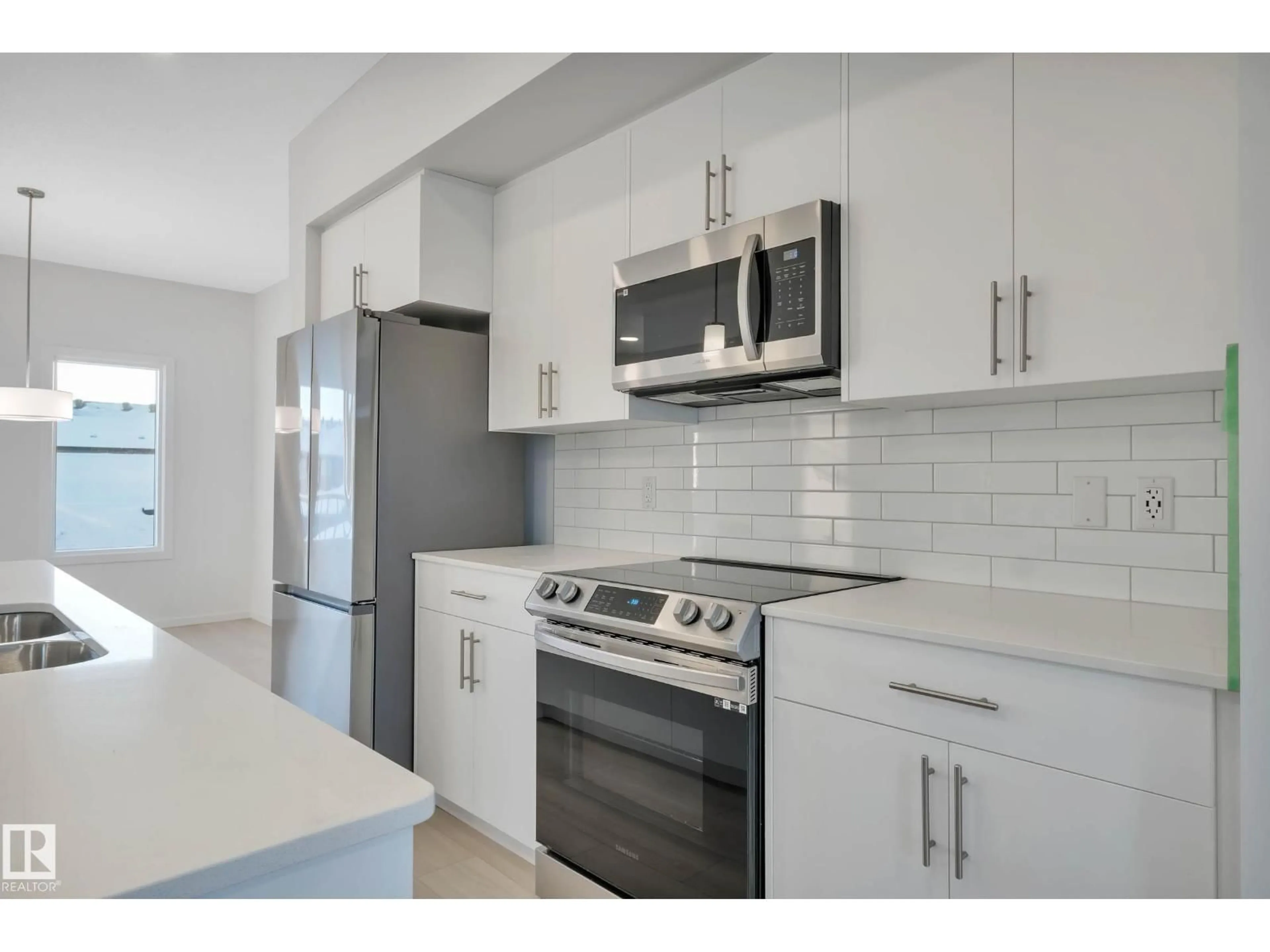 Standard kitchen, ceramic/tile floor for SW - 5239 - 5245 21A AV, Edmonton Alberta T6X1X5