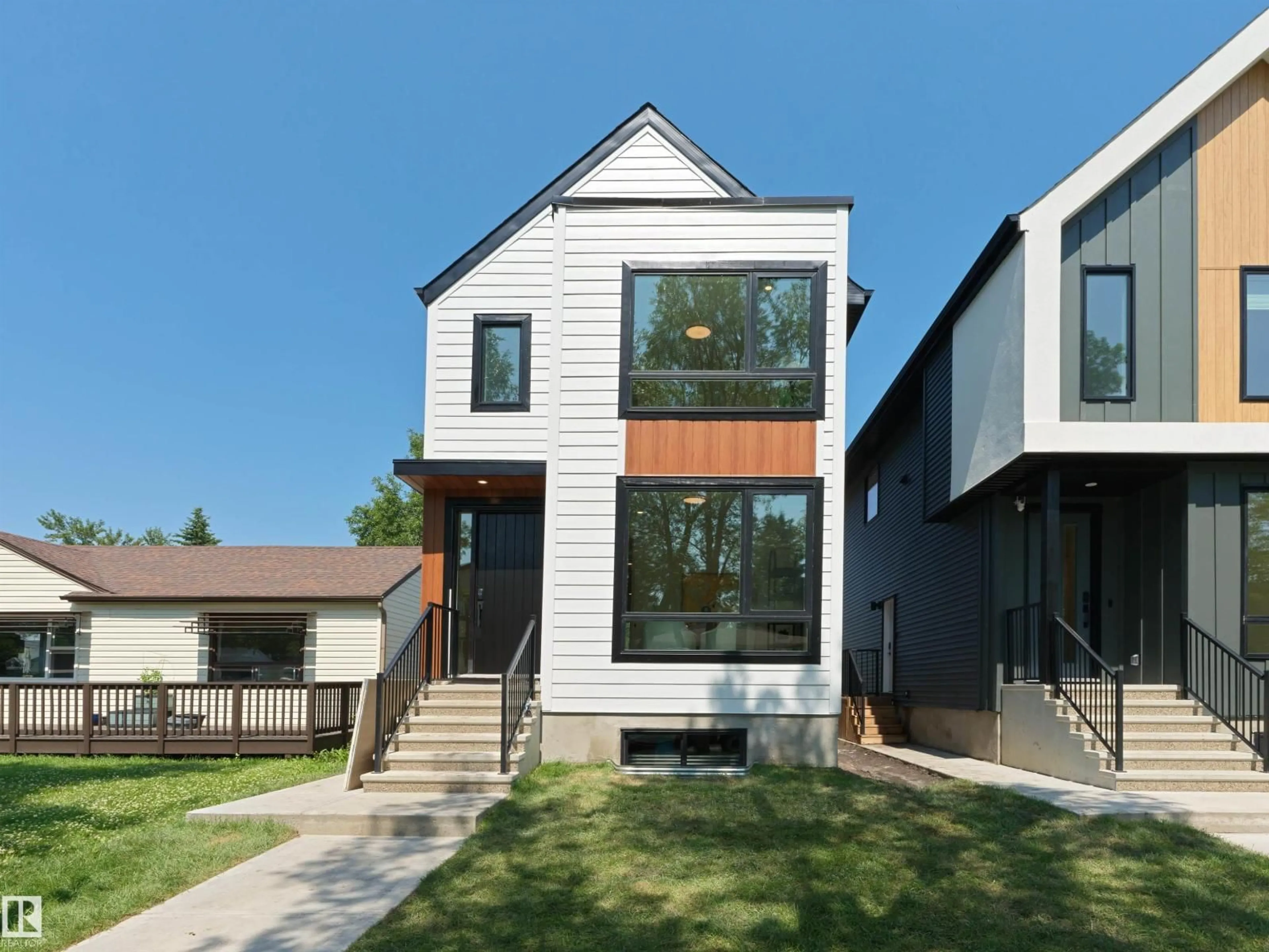 Home with brick exterior material, street for 8136 77 AV, Edmonton Alberta T6C0L2
