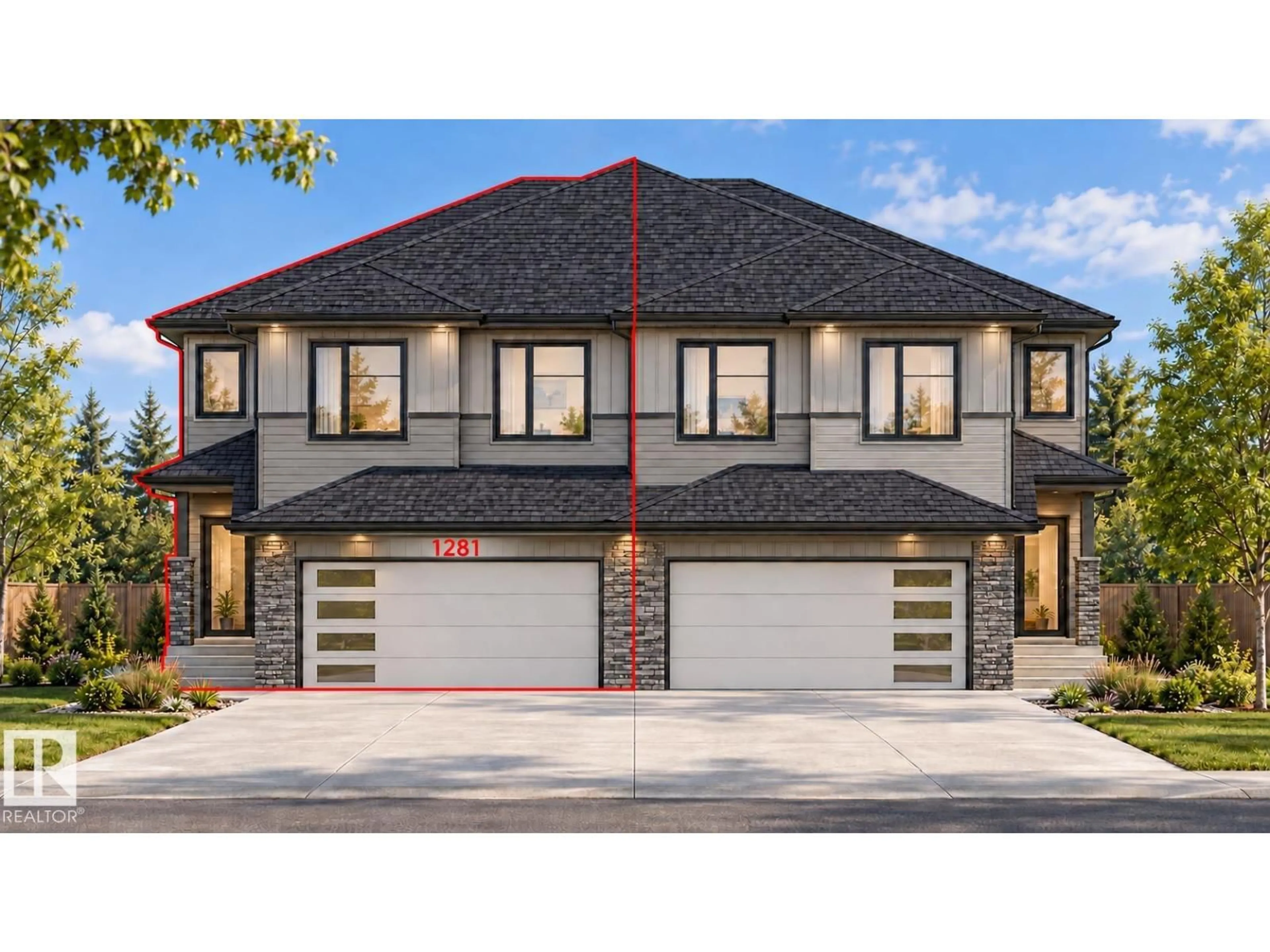 Home with brick exterior material, street for 1281 CALAHOO RD, Spruce Grove Alberta T7X3K8