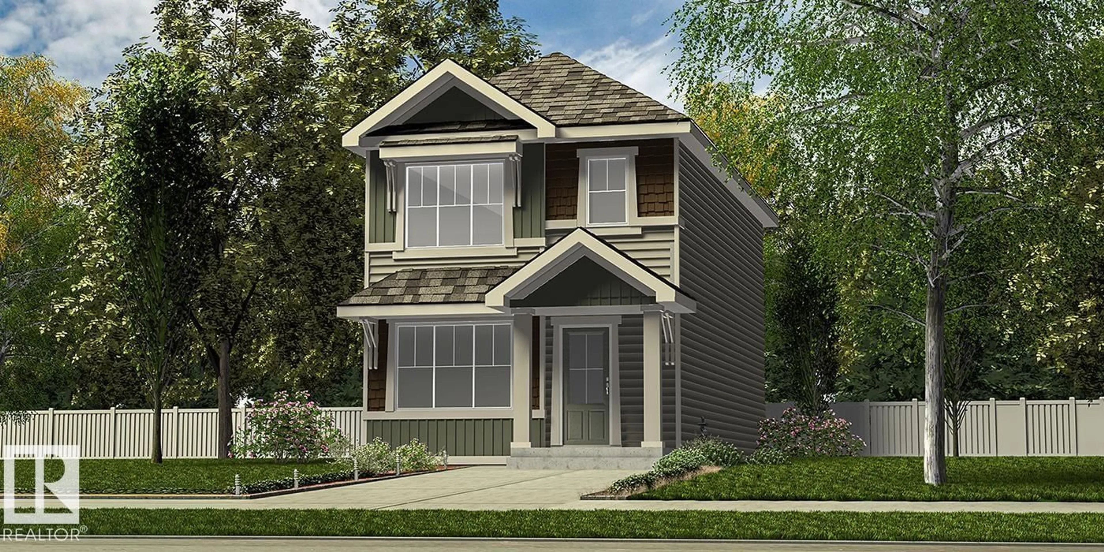 Home with vinyl exterior material, street for 2020 211 ST, Edmonton Alberta T6M3H6