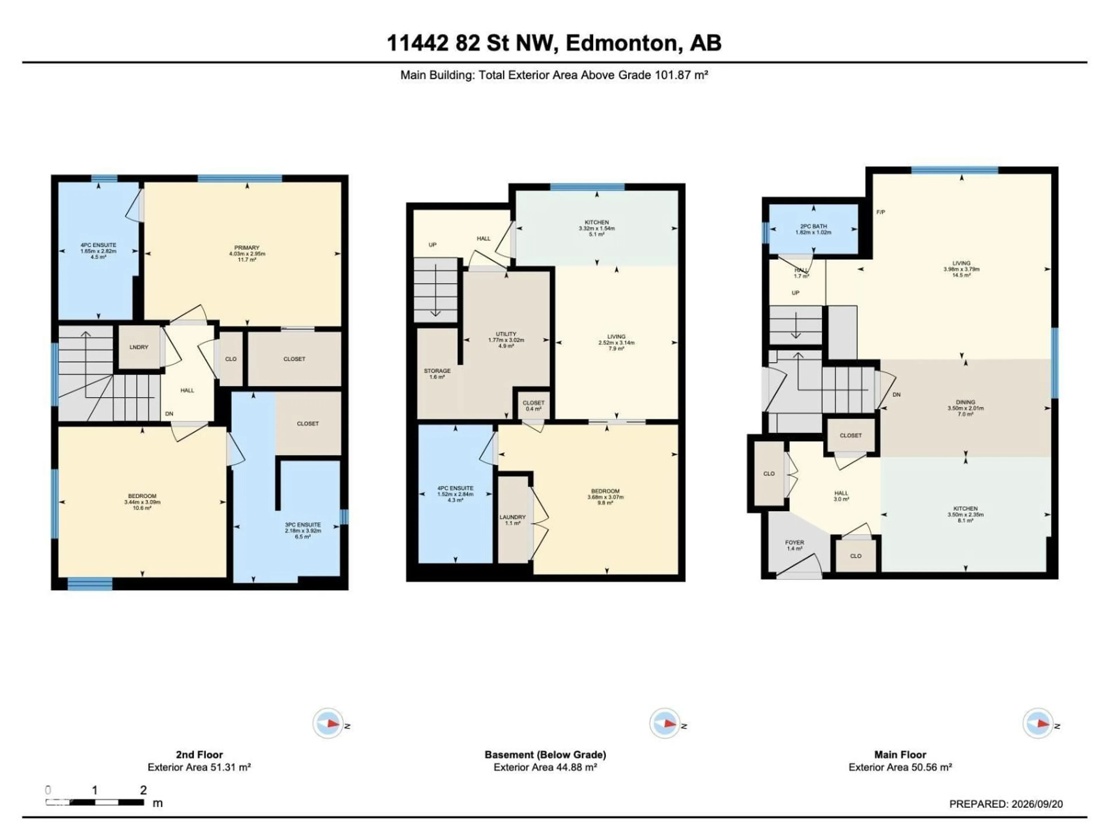 Floor plan for NW - 11442 82 ST, Edmonton Alberta T5B2V4