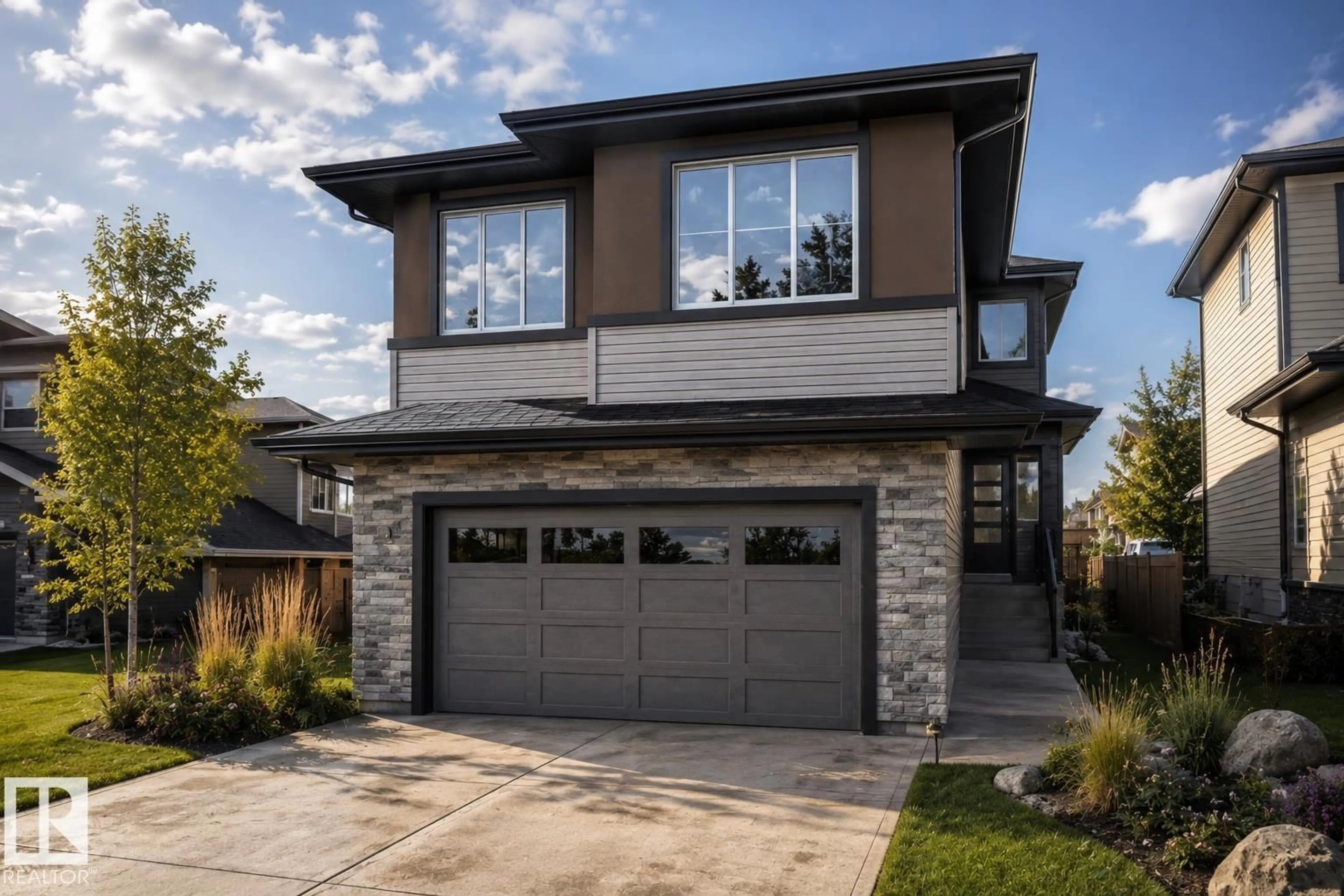 Home with brick exterior material, street for 3330 CHICKADEE DR, Edmonton Alberta T5S0V6