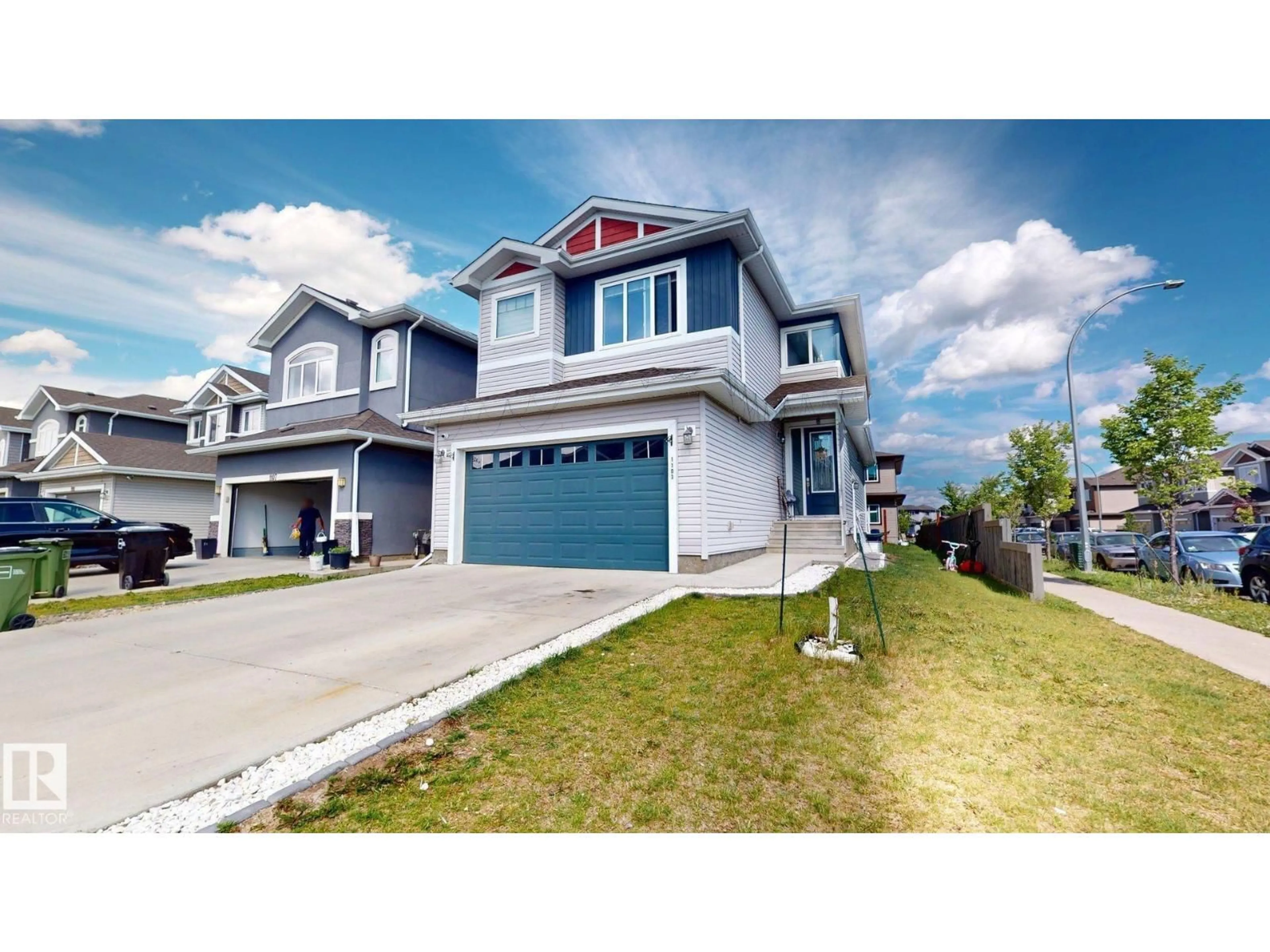 Home with vinyl exterior material, street for NW - 1103 30 ST, Edmonton Alberta T6T2H1