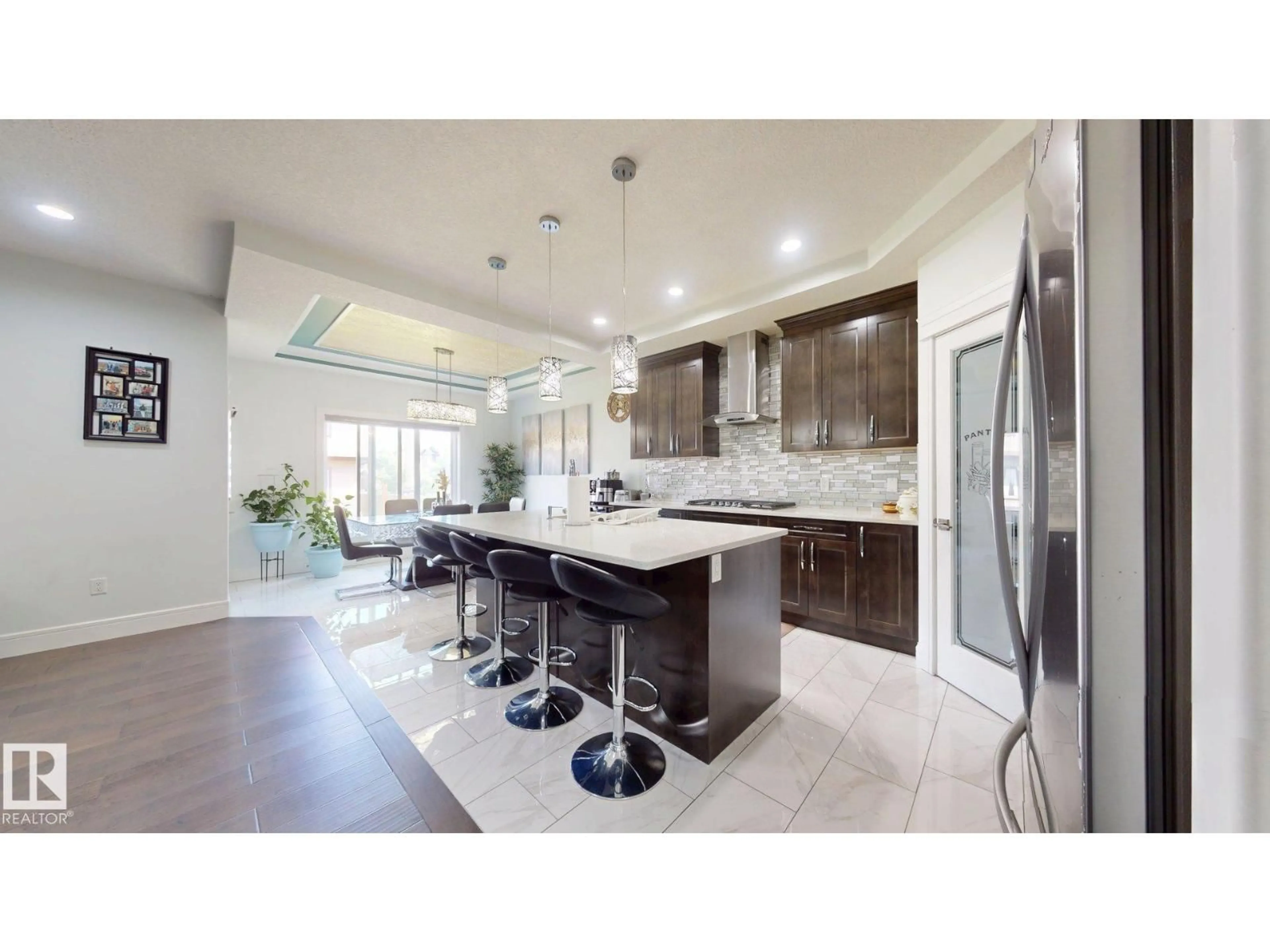 Open concept kitchen, ceramic/tile floor for NW - 1103 30 ST, Edmonton Alberta T6T2H1