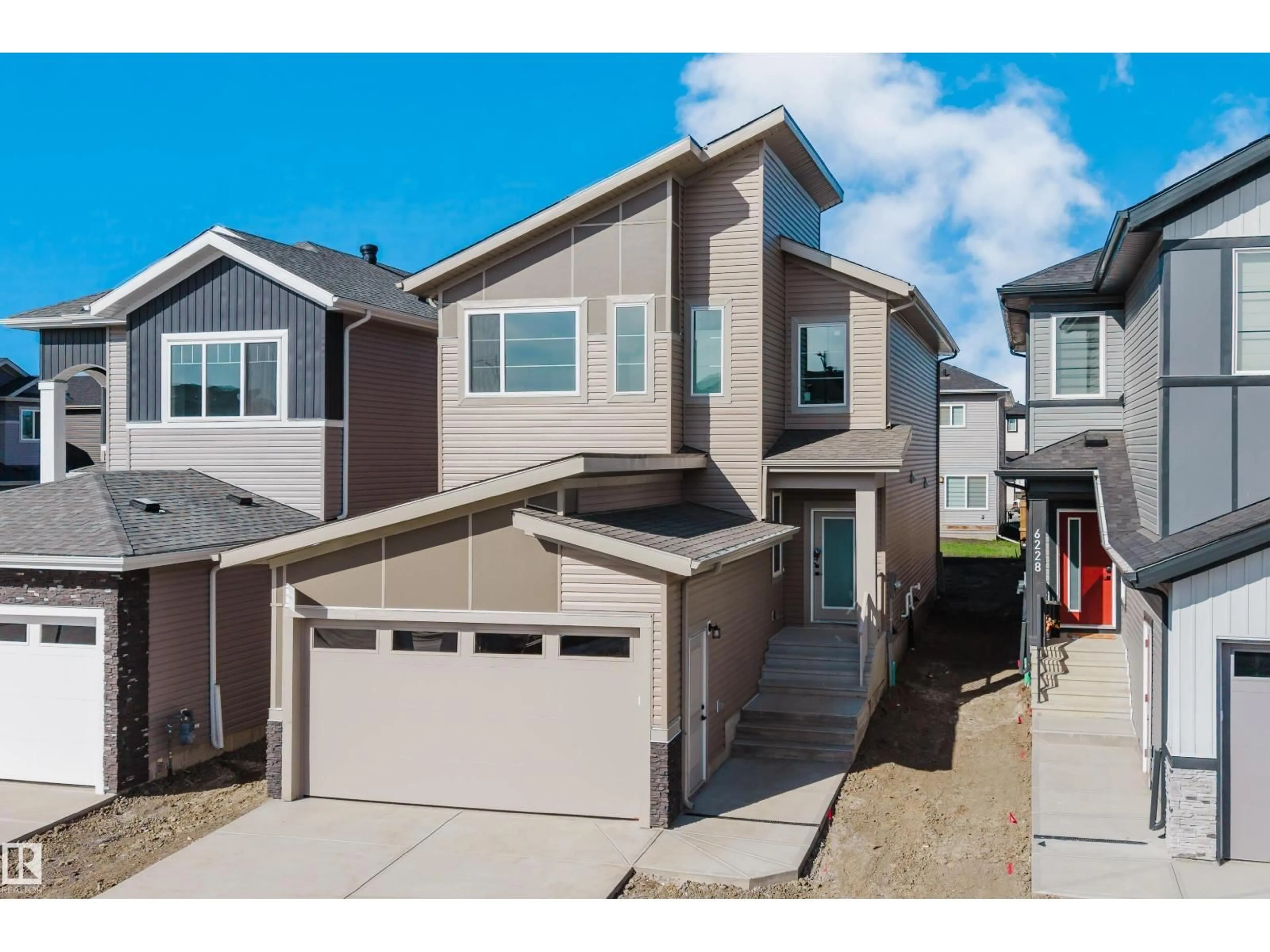 Home with vinyl exterior material, street for 6230 45 AV, Beaumont Alberta T4X0Z3