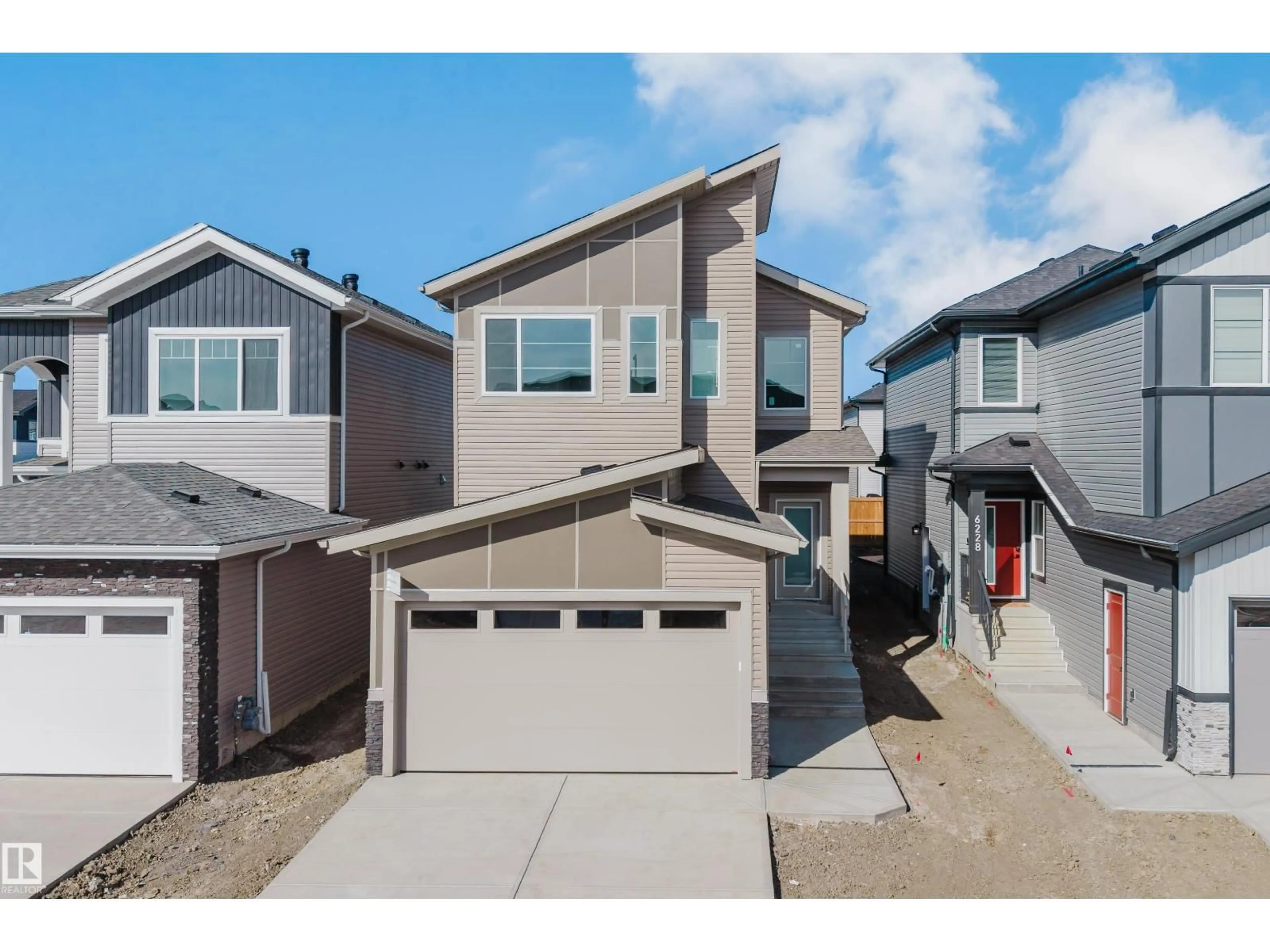 Home with vinyl exterior material, street for 6230 45 AV, Beaumont Alberta T4X0Z3
