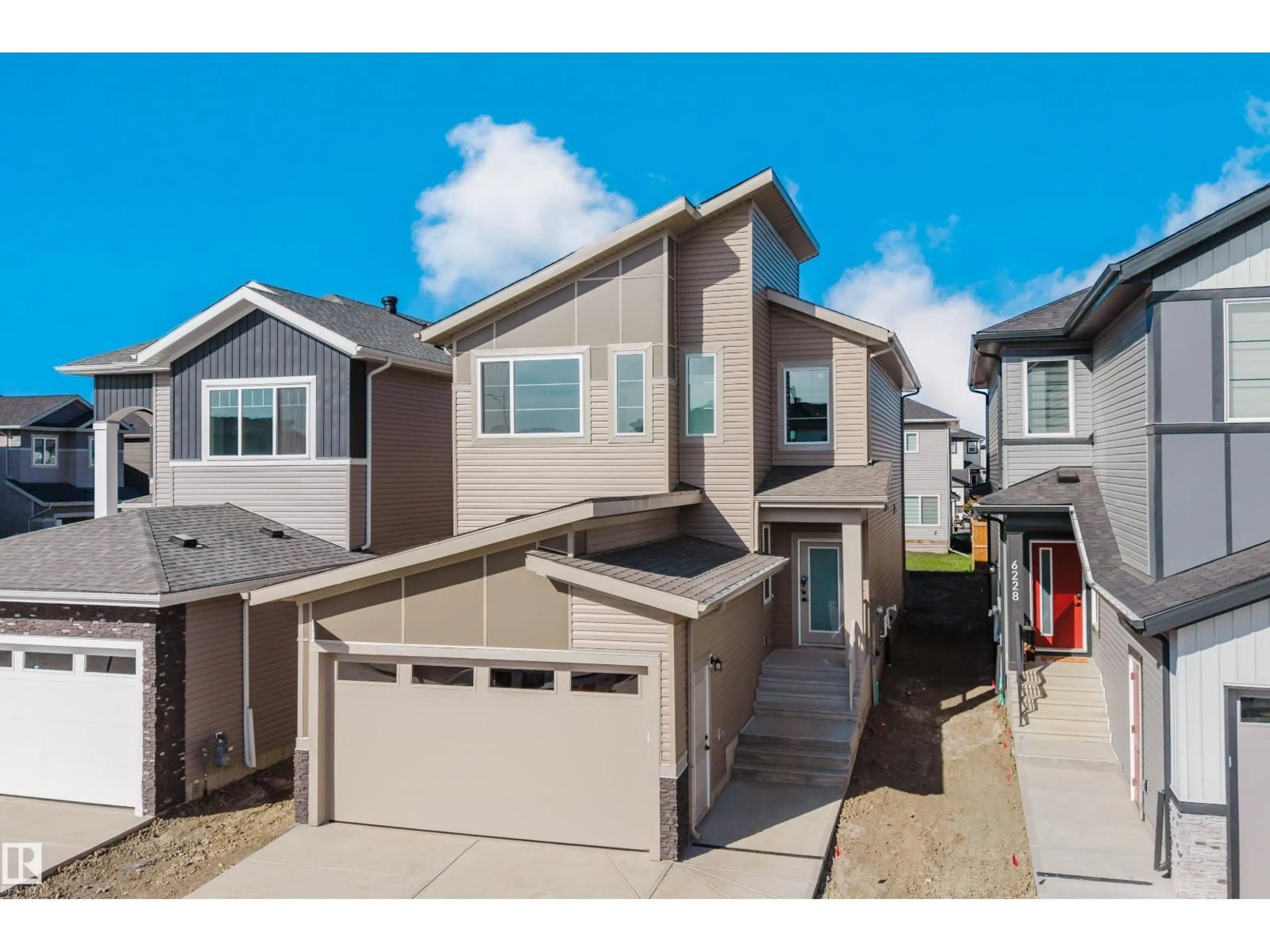 Home with vinyl exterior material, street for 6230 45 AV, Beaumont Alberta T4X0Z3