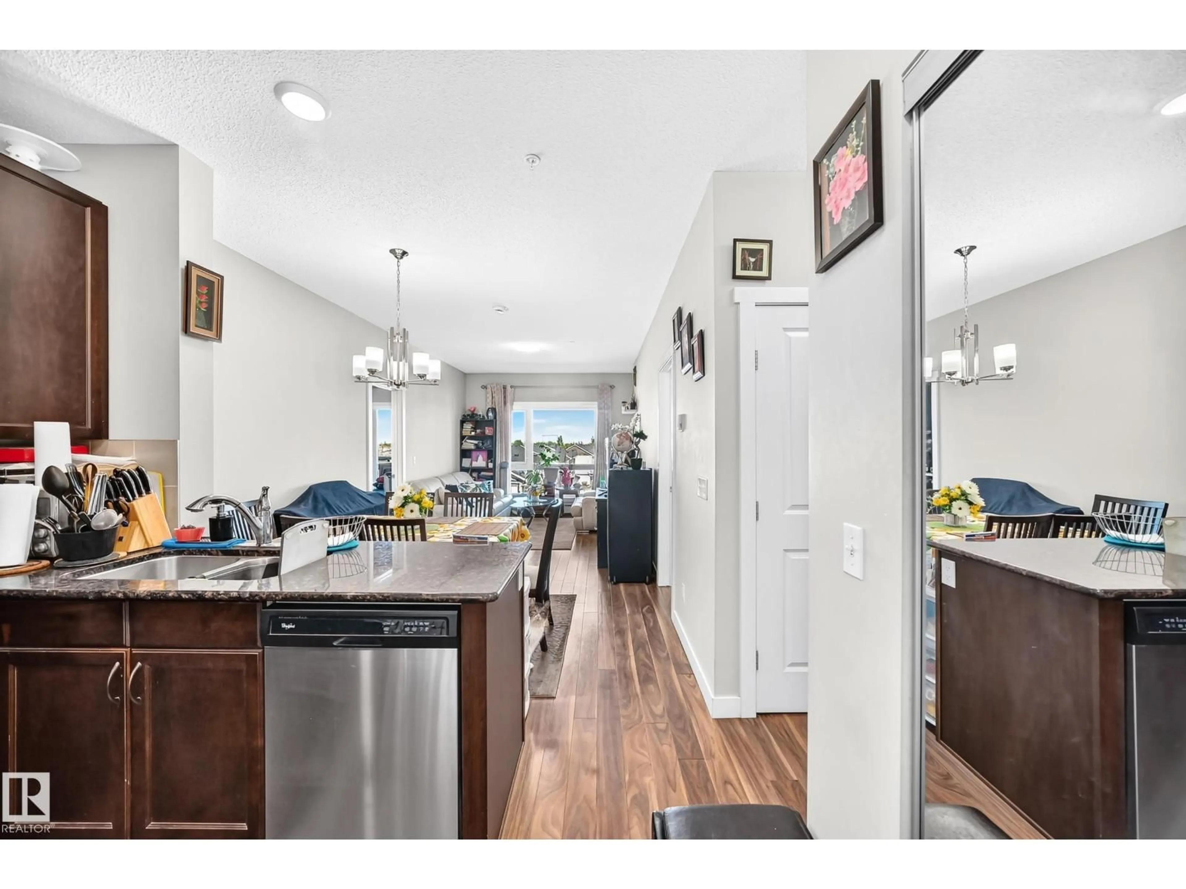 Open concept kitchen, unknown for #404 - 12804 140 AV, Edmonton Alberta T6V0M3