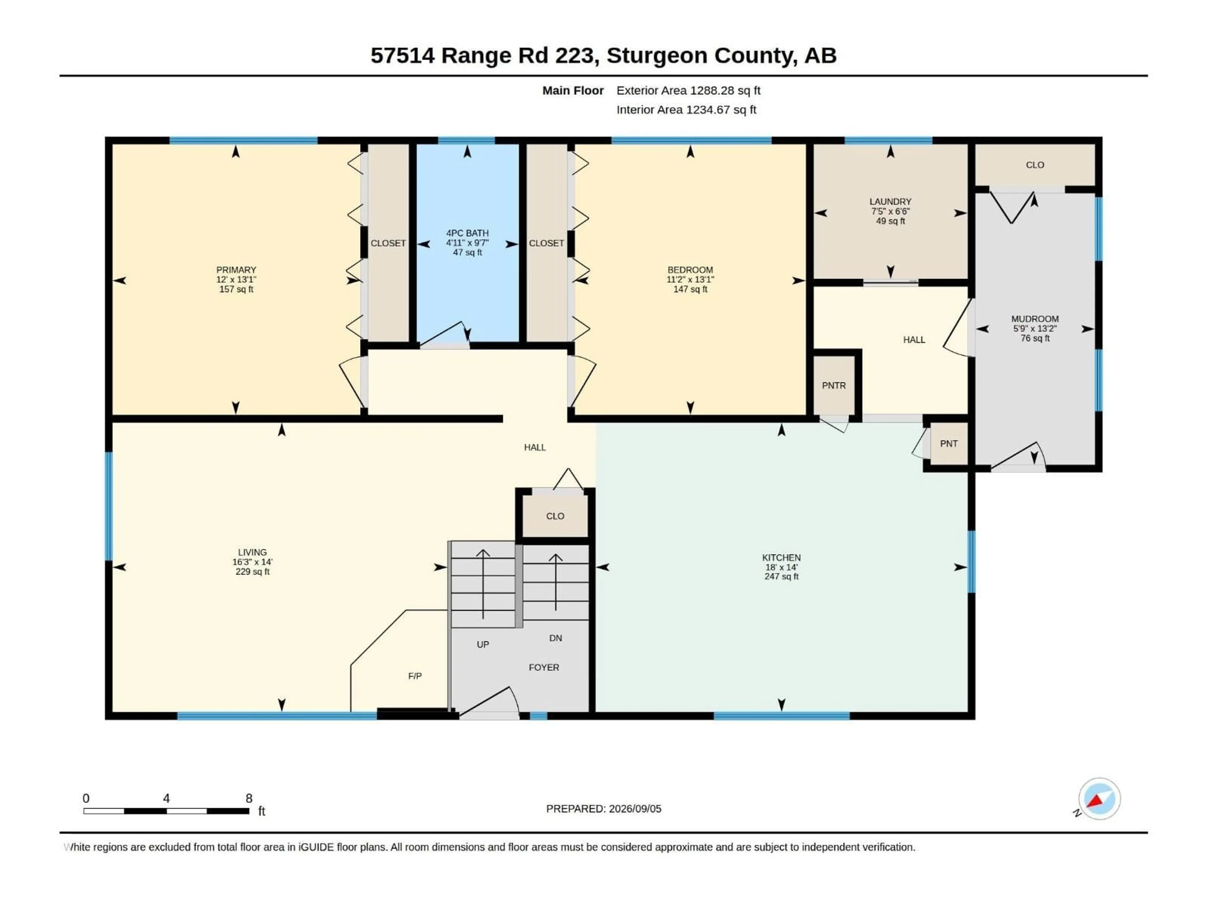 Floor plan for 57514 RGE RD 223, Rural Sturgeon County Alberta T0A2W0