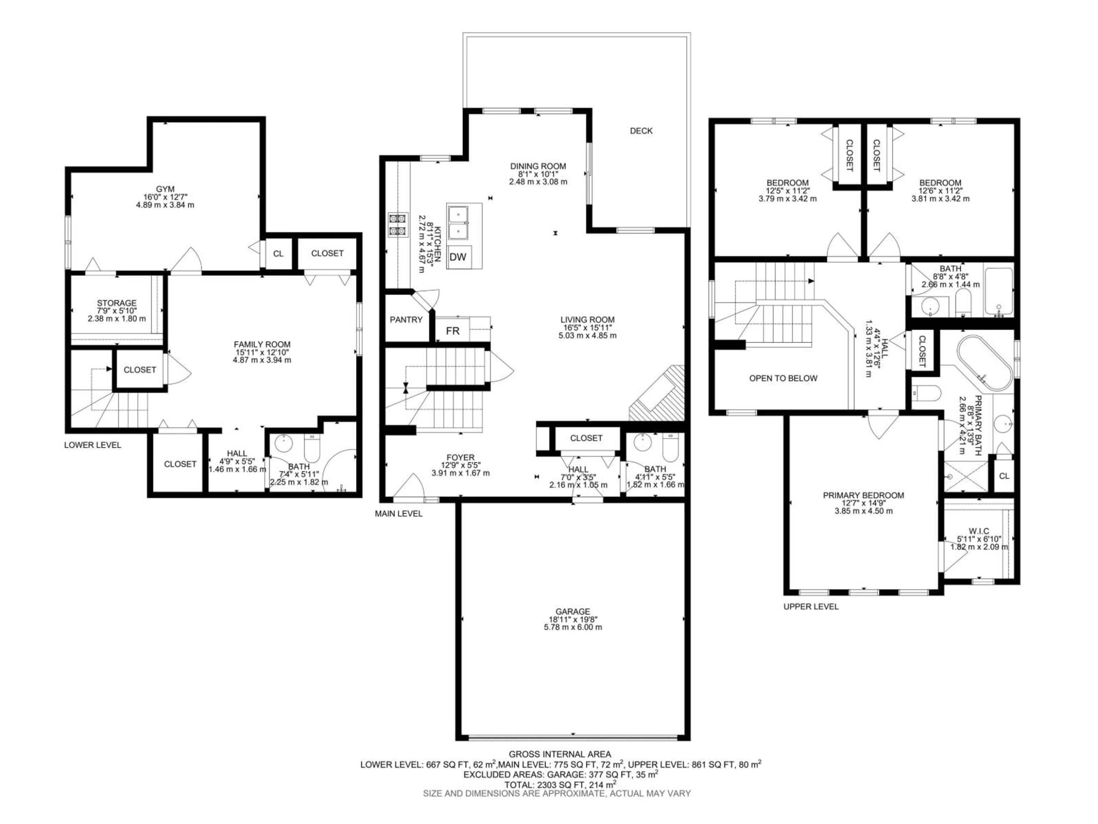 Floor plan for 215 HENDERSON LI, Spruce Grove Alberta T7X0C7