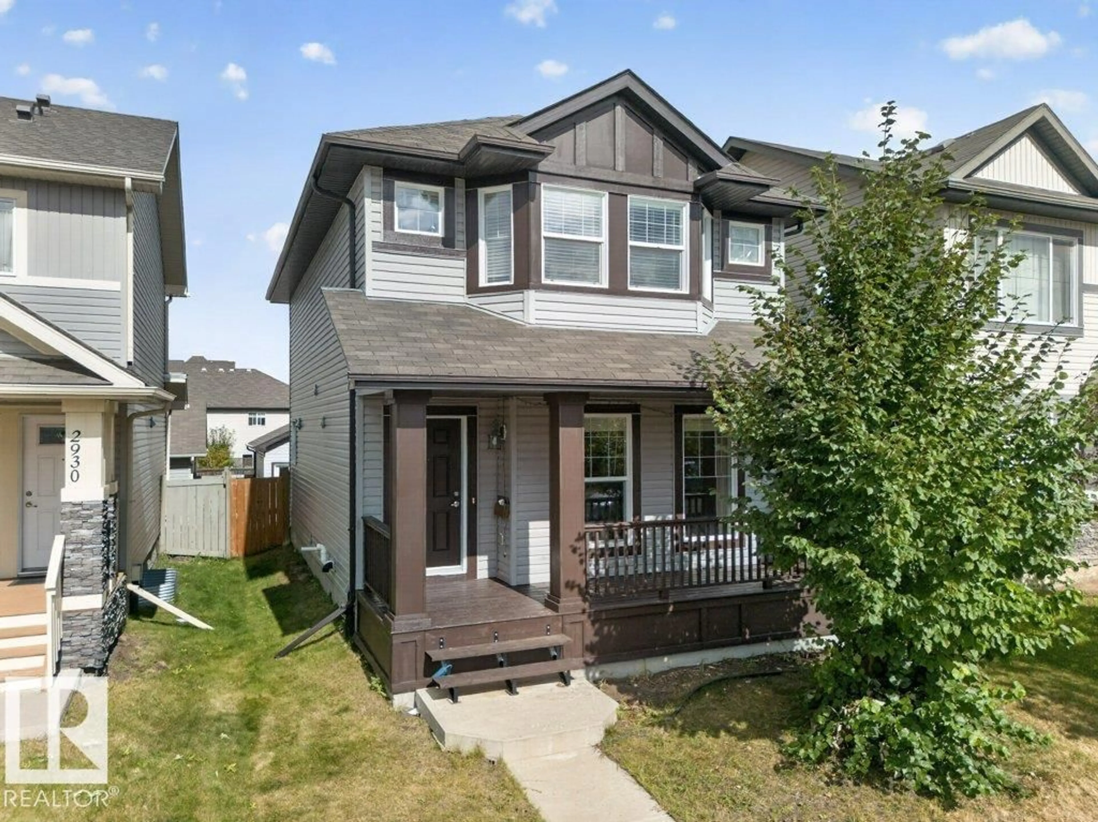 Home with vinyl exterior material, street for 2926 21A AV, Edmonton Alberta T6T0K3