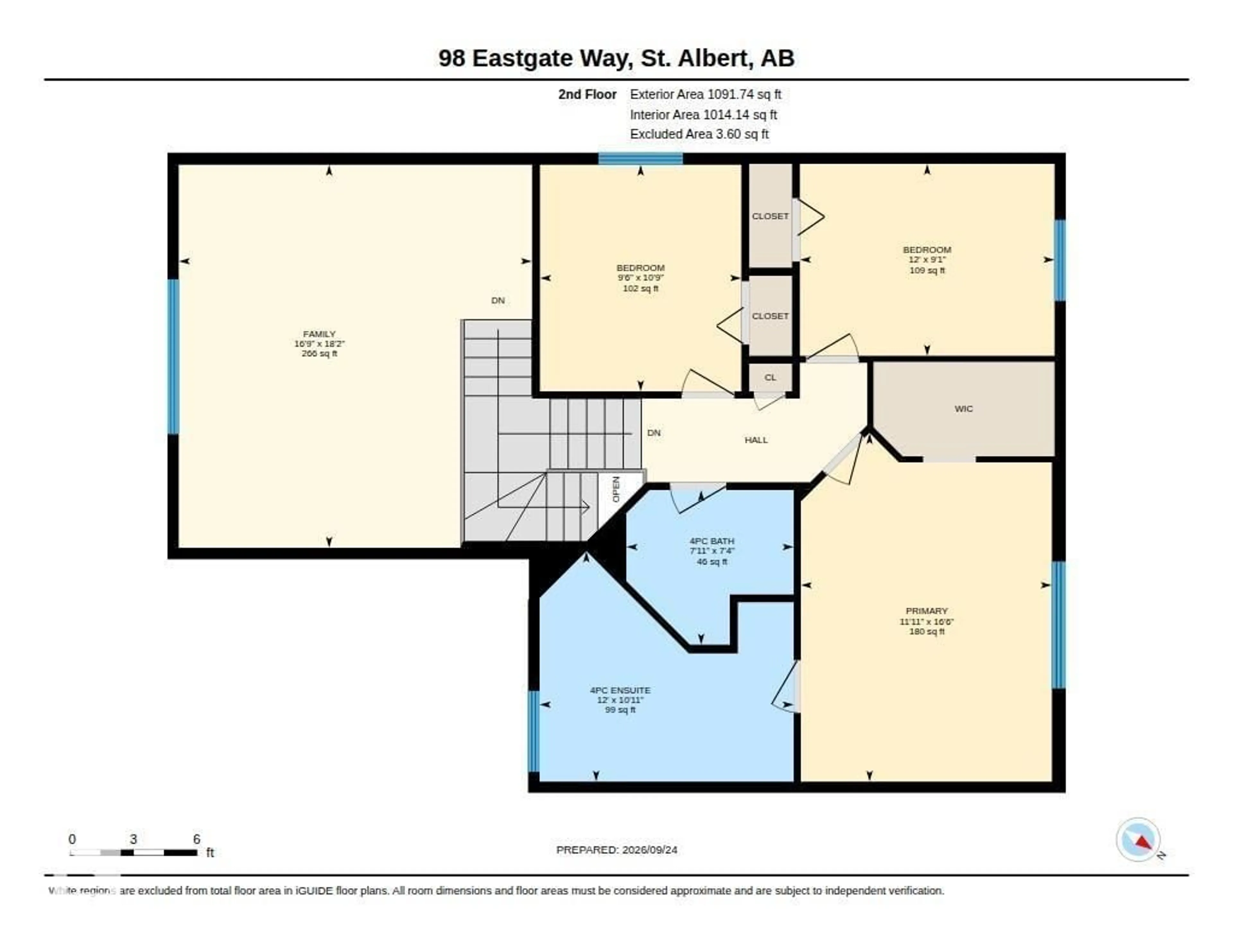 Floor plan for 98 EASTGATE WY, St. Albert Alberta T8N7B6