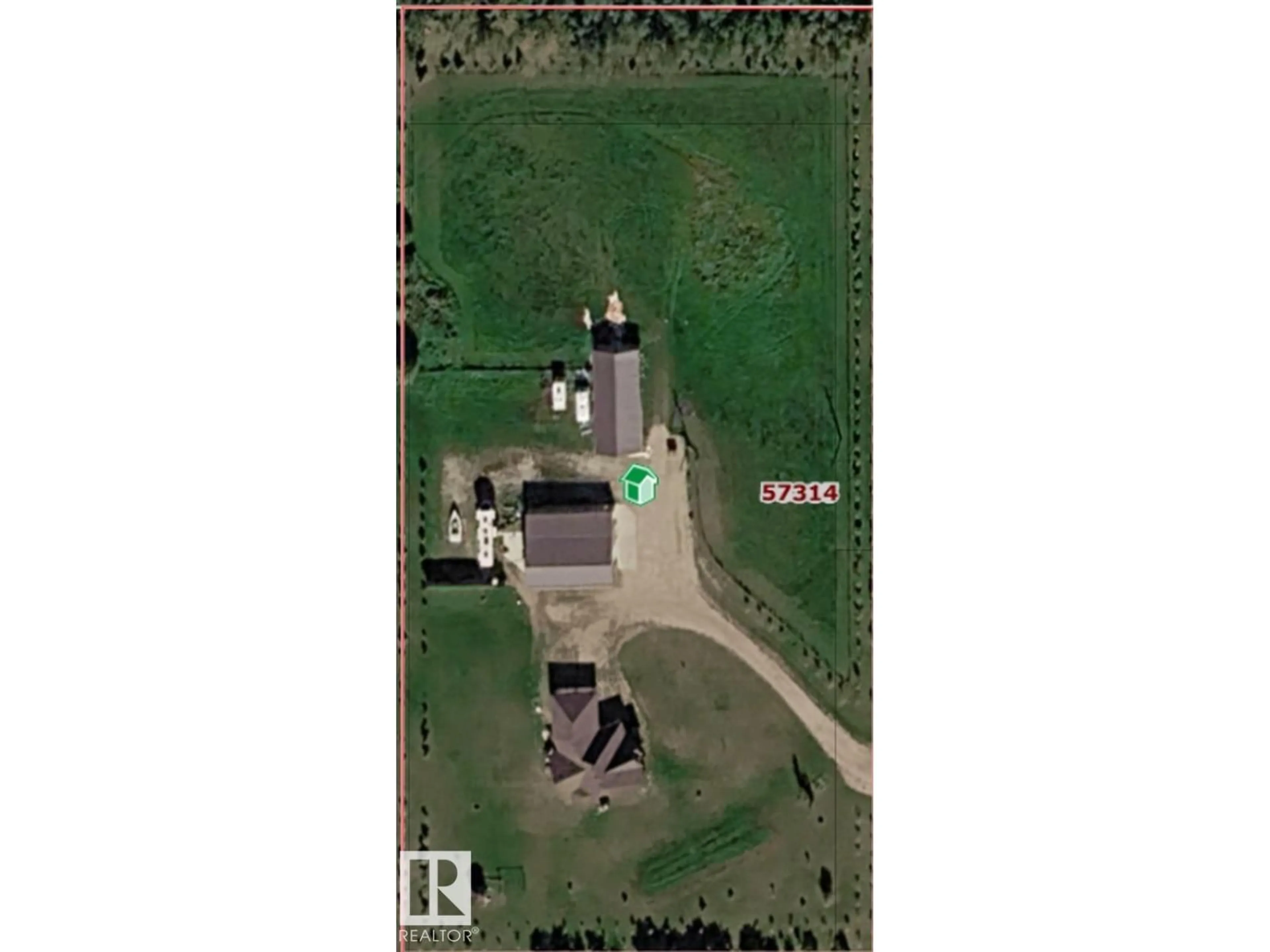 A pic from outside/outdoor area/front of a property/back of a property/a pic from drone, building for 57314 RGE ROAD 255, Rural Sturgeon County Alberta T8R0Z2