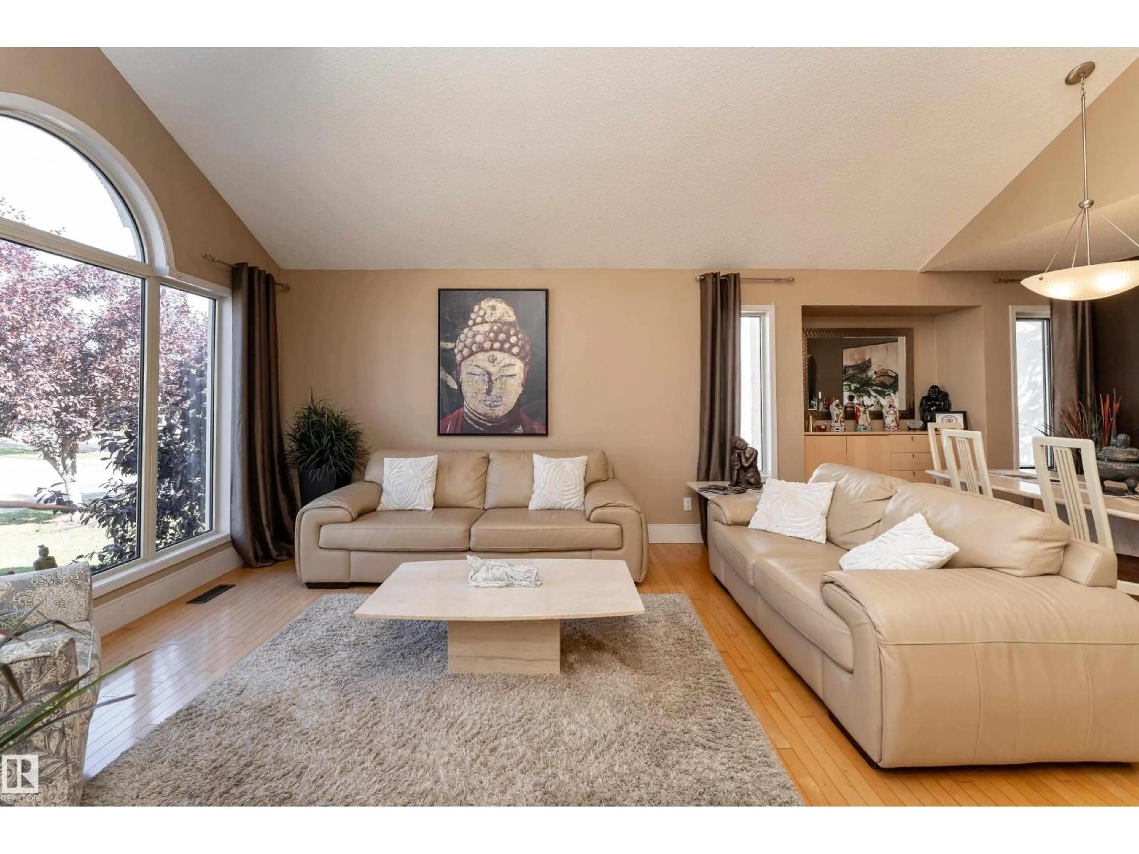 Living room with furniture, unknown for 18919 91 AV, Edmonton Alberta T5T5V9