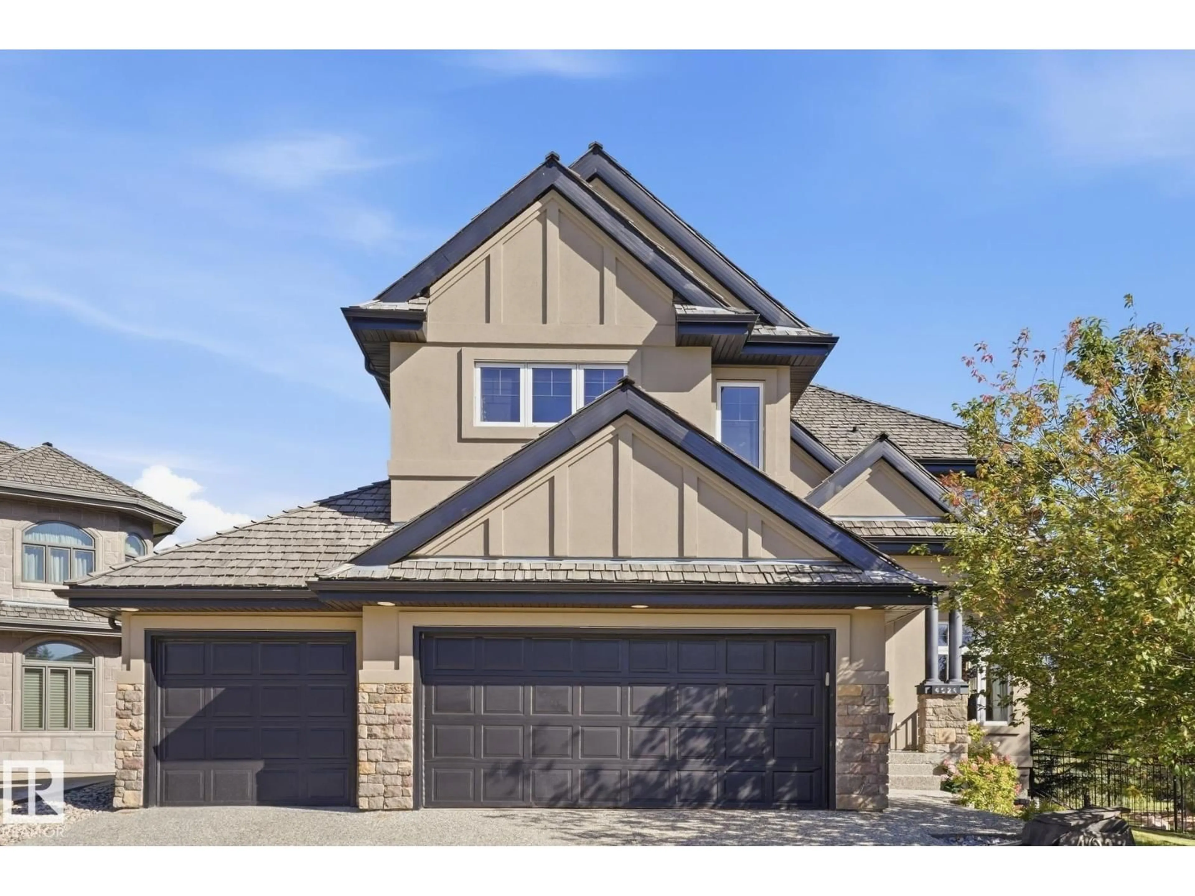 Home with brick exterior material, street for 4024 MACTAGGART DR, Edmonton Alberta T6R0J3