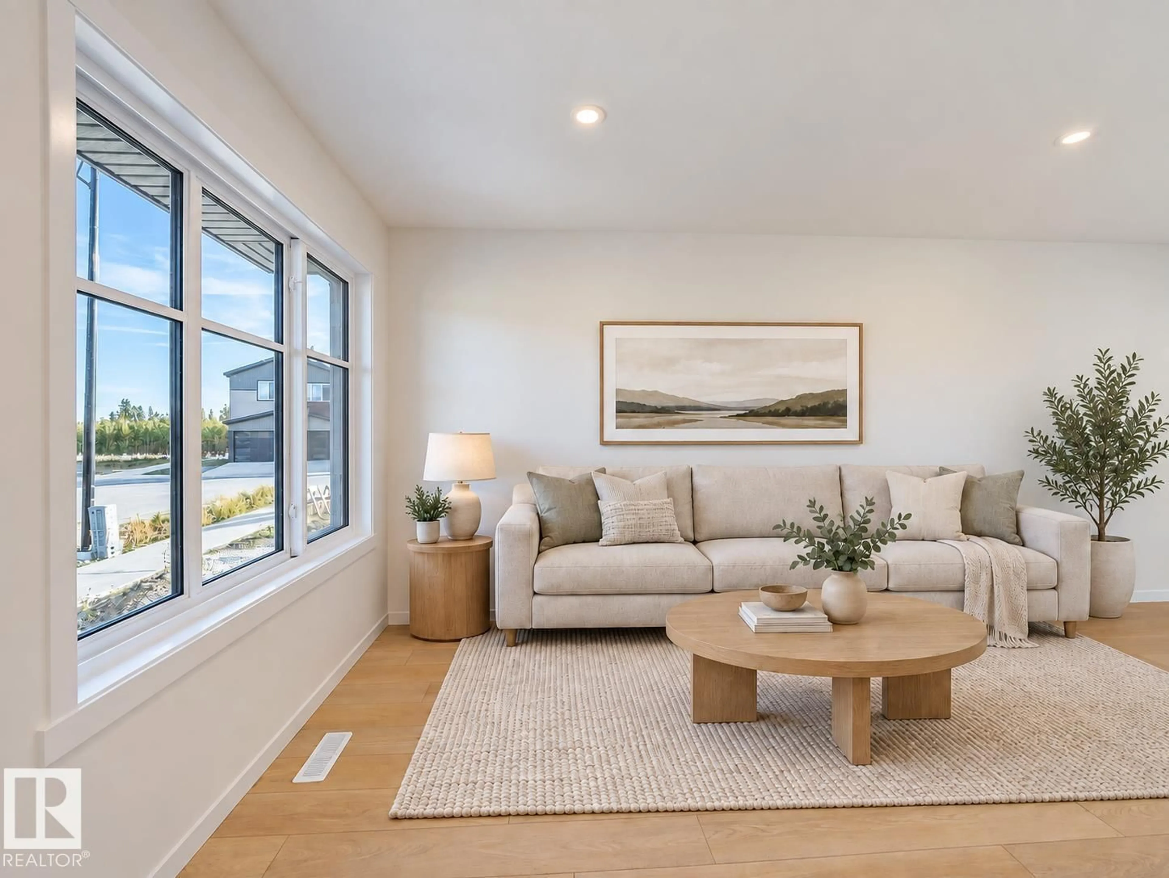 Living room with furniture, unknown for 17212 4 ST, Edmonton Alberta T5Y4K9