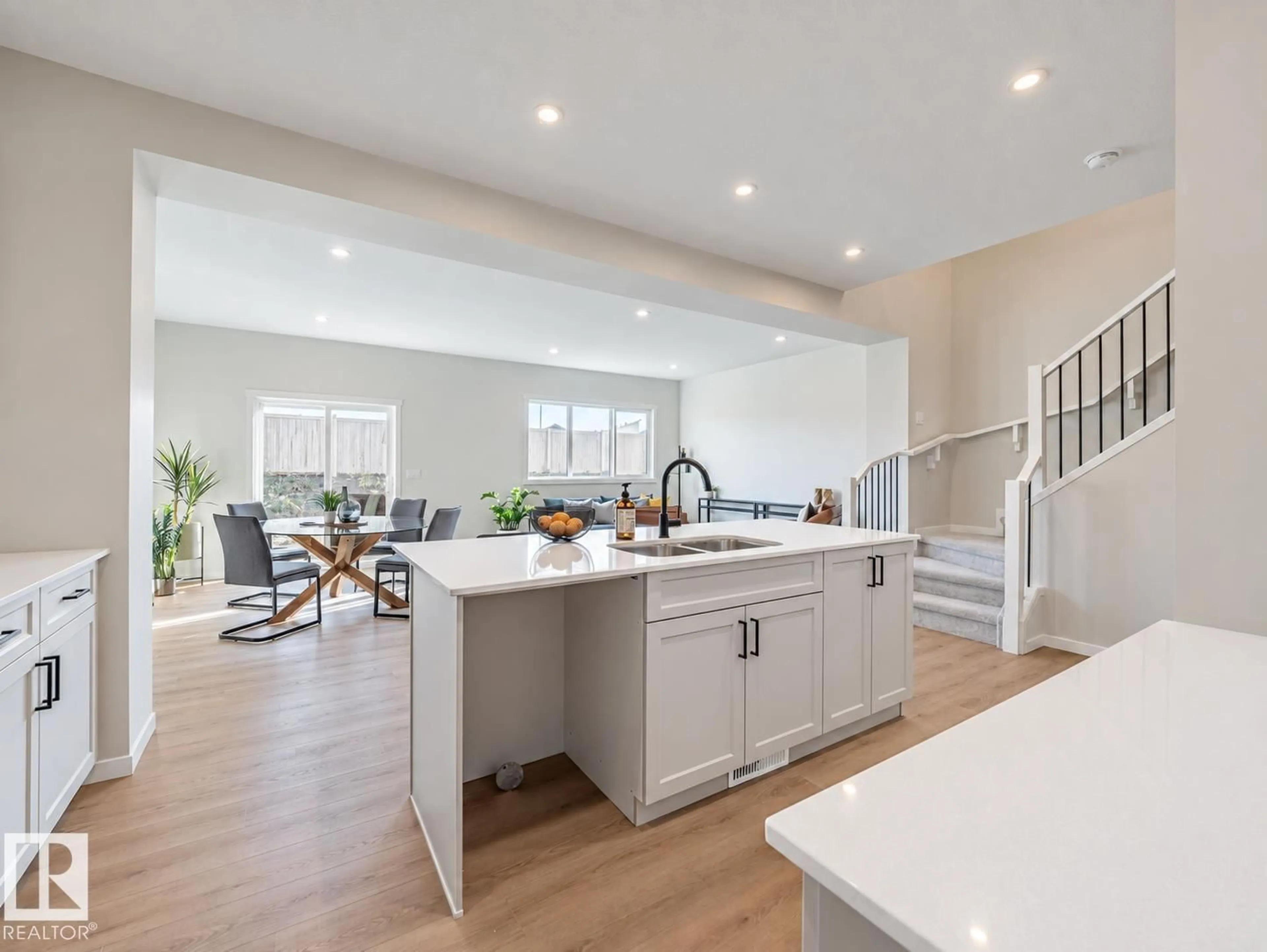 Open concept kitchen, unknown for 20727 24 AV, Edmonton Alberta T6M2C4