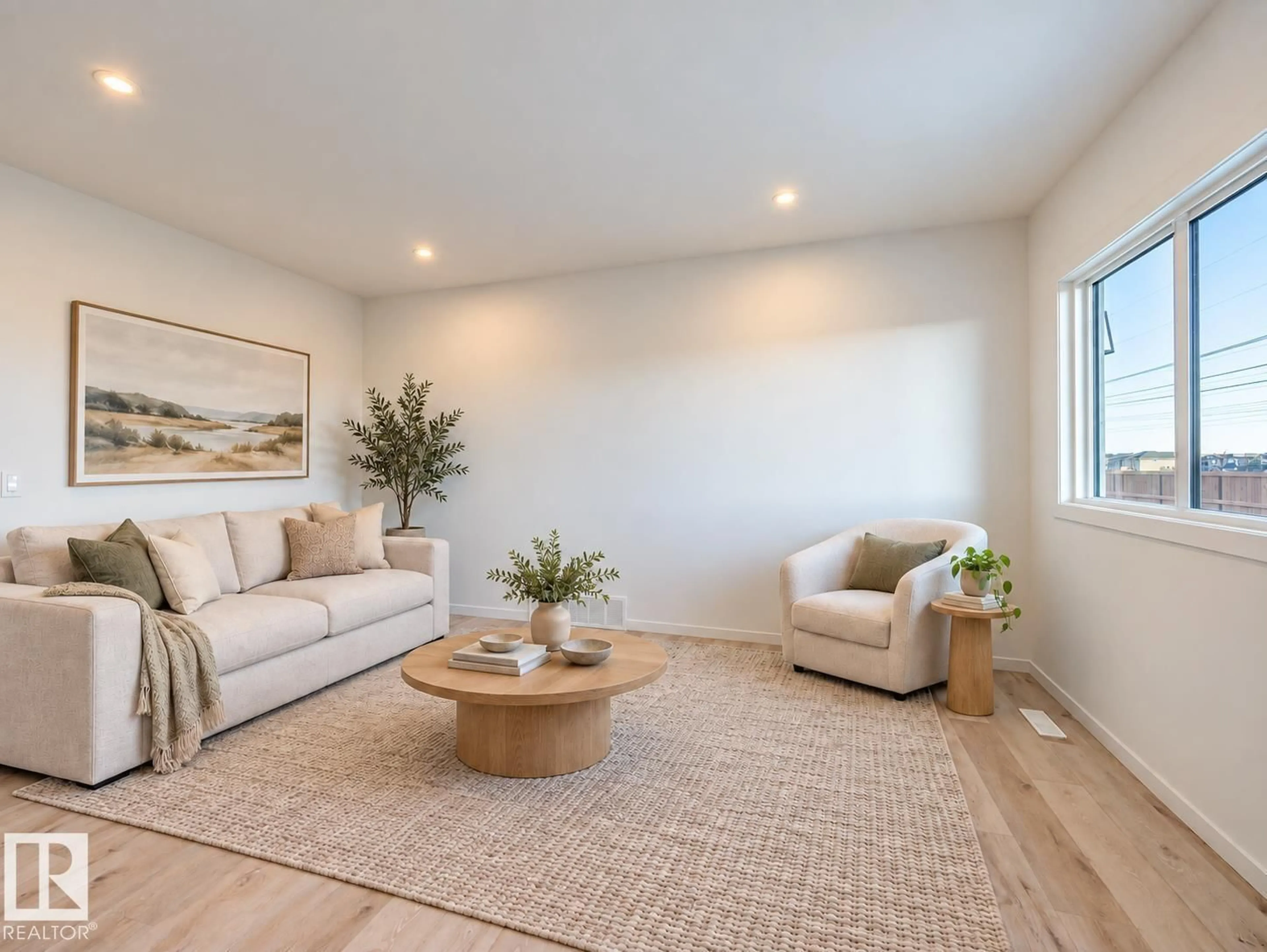 Living room with furniture, unknown for NW - 19552 30 AV, Edmonton Alberta T5T6L5