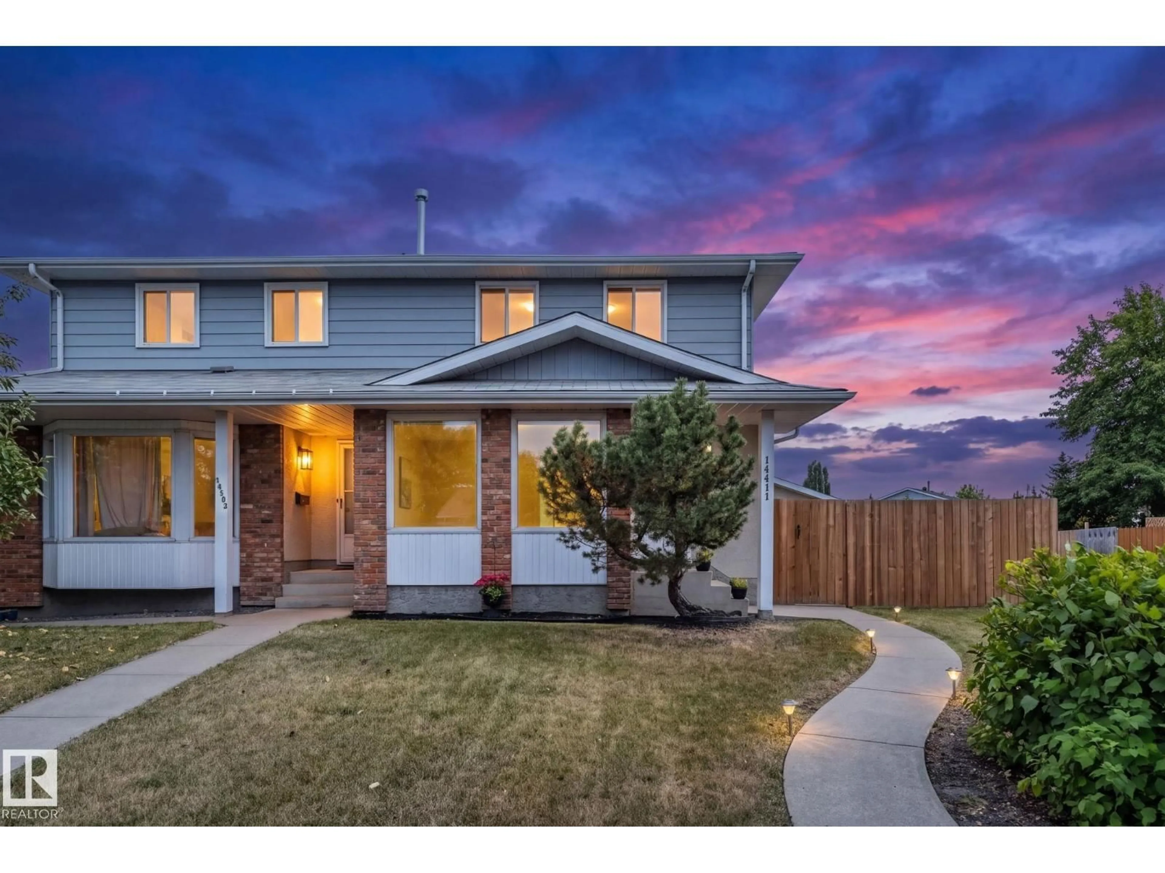 A pic from outside/outdoor area/front of a property/back of a property/a pic from drone, street for NW - 14411 23 ST, Edmonton Alberta T5Y1T4