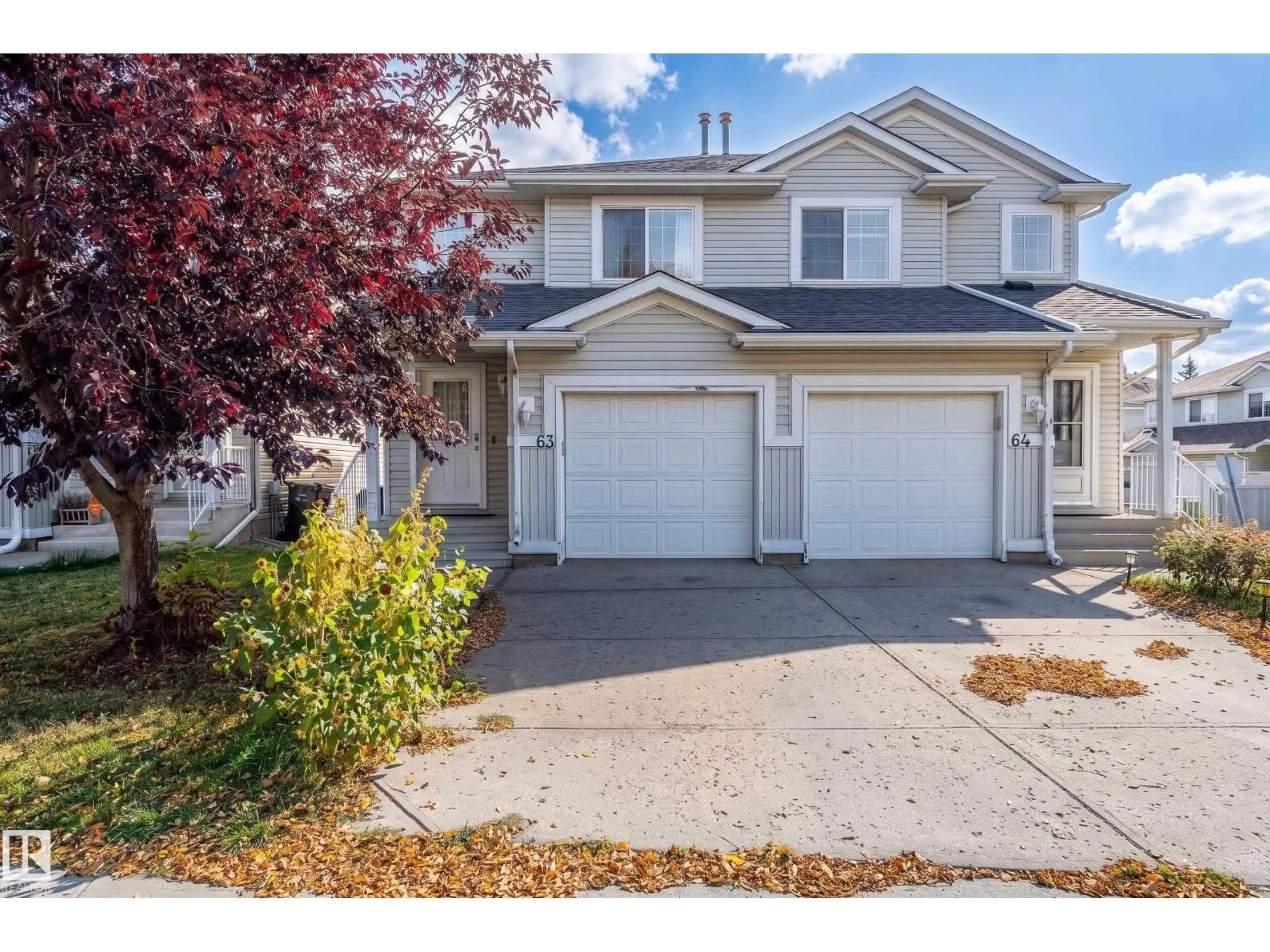 Home with vinyl exterior material, street for 14603 - 63 MILLER BV, Edmonton Alberta T5Y3B6