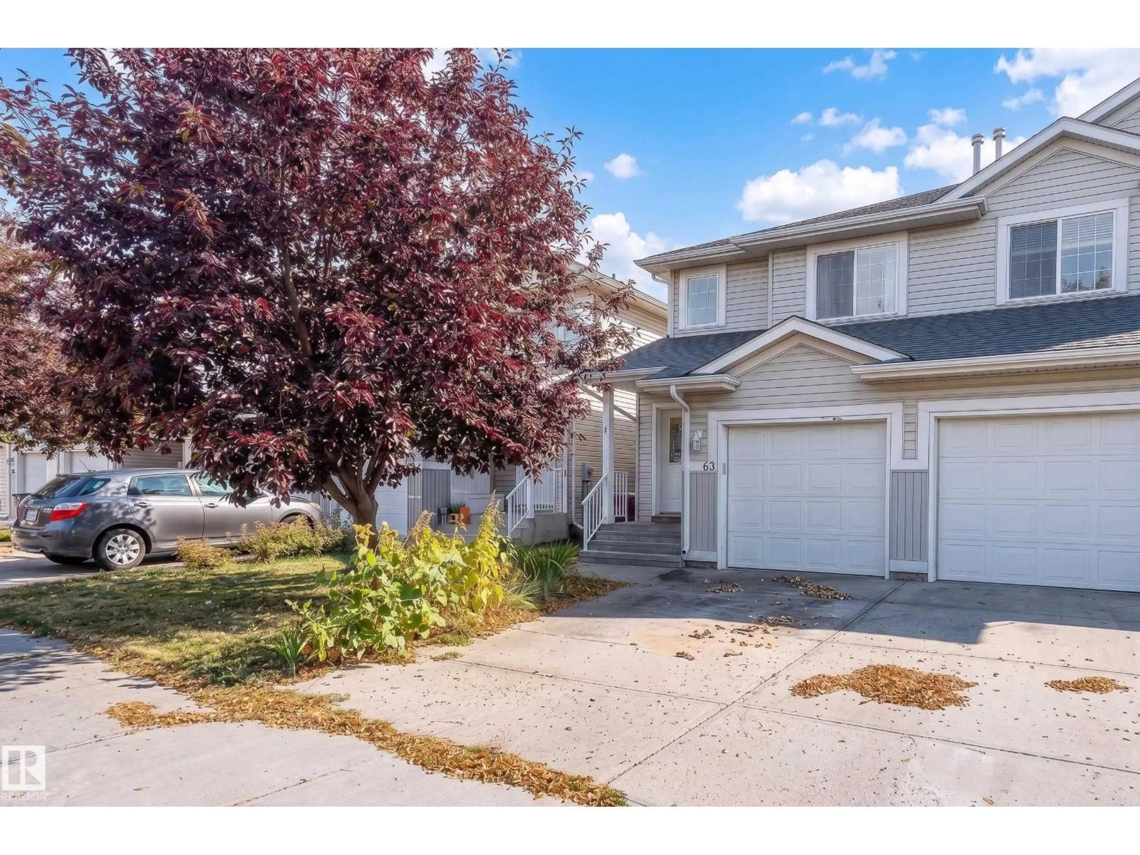 Home with vinyl exterior material, street for 14603 - 63 MILLER BV, Edmonton Alberta T5Y3B6