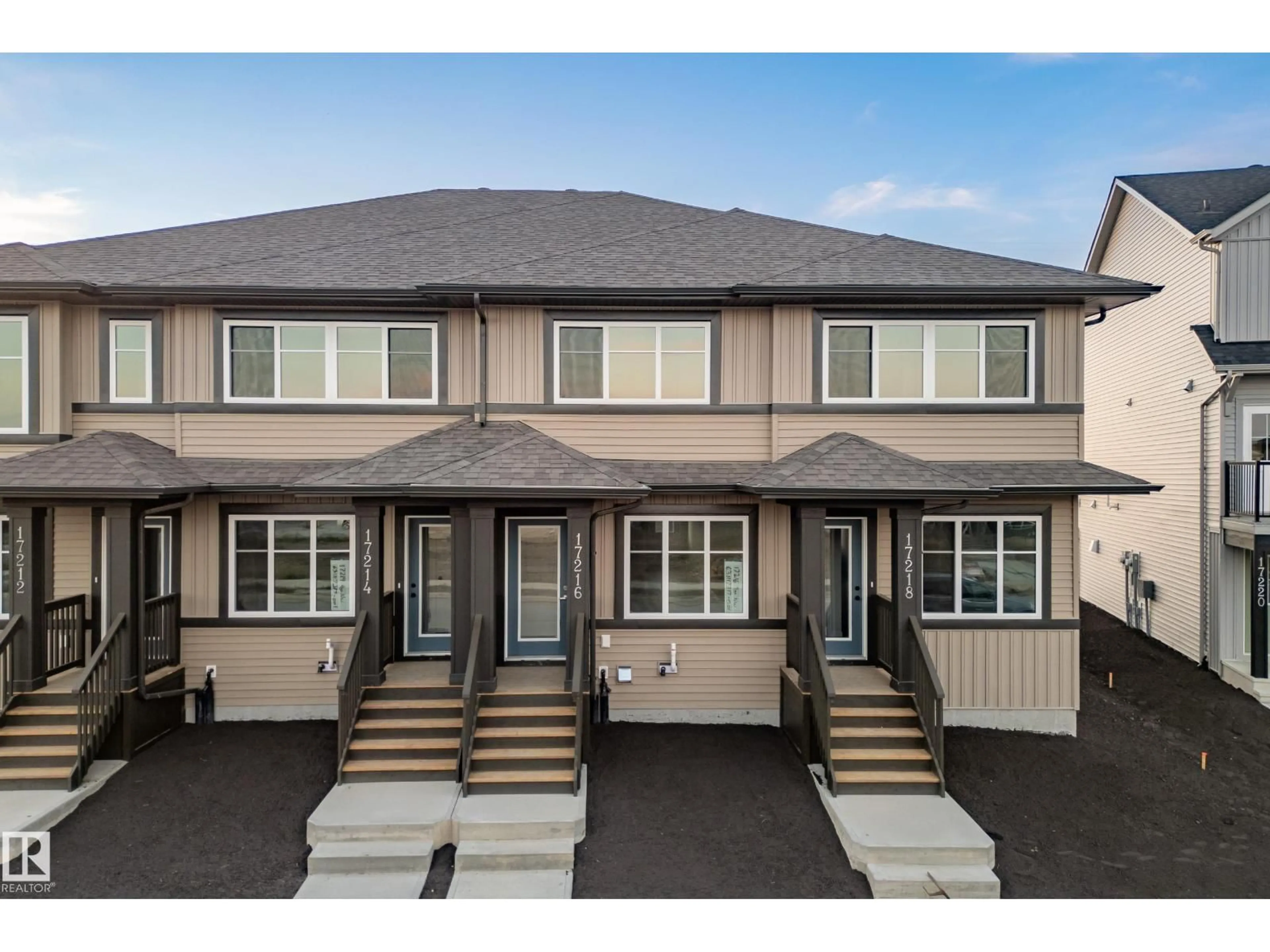 A pic from outside/outdoor area/front of a property/back of a property/a pic from drone, street for 17216 4 STREET NW, Edmonton Alberta T5Y6G4