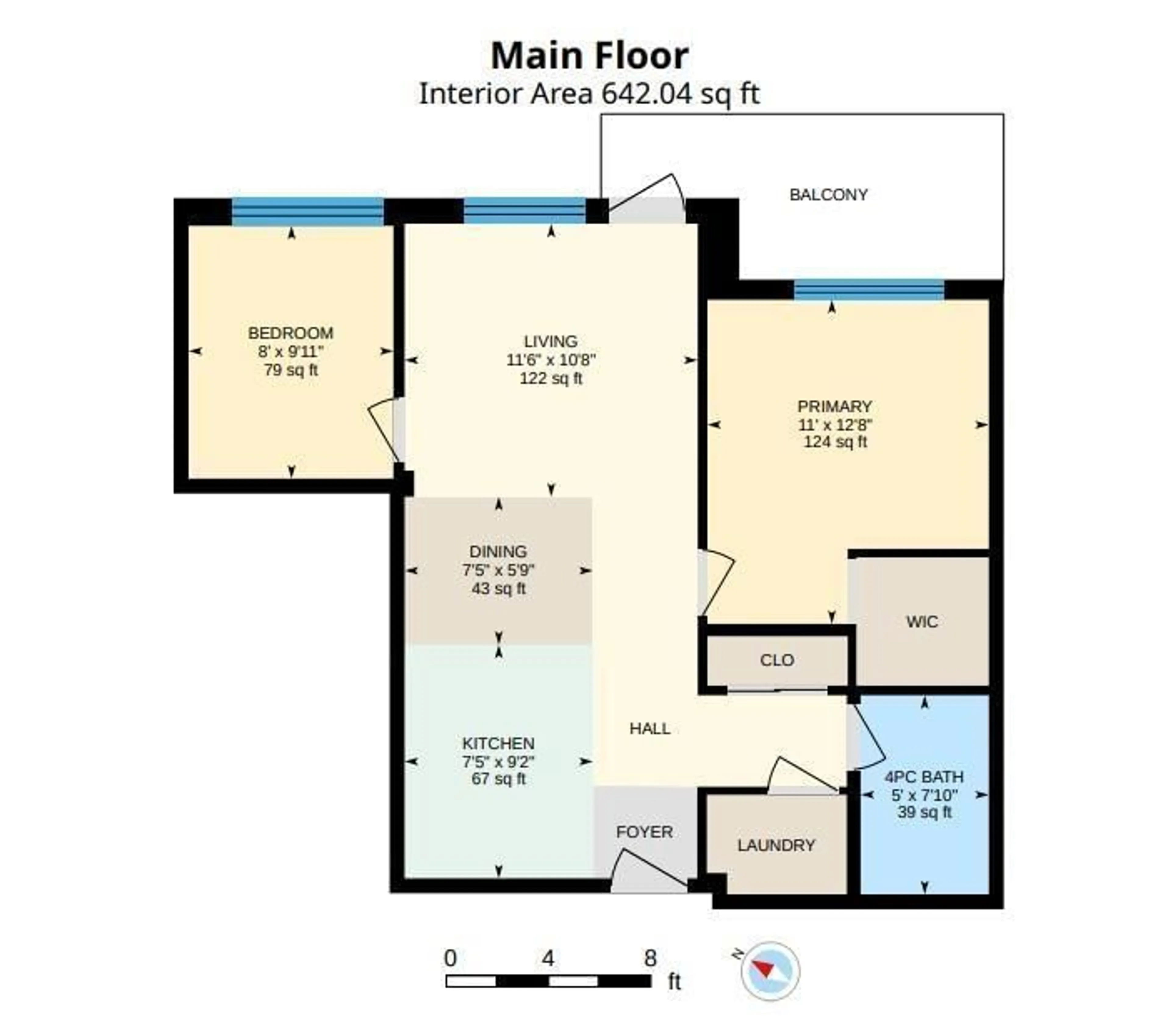 Floor plan for 5151 - 931 WINDERMERE BV, Edmonton Alberta T6W2K4