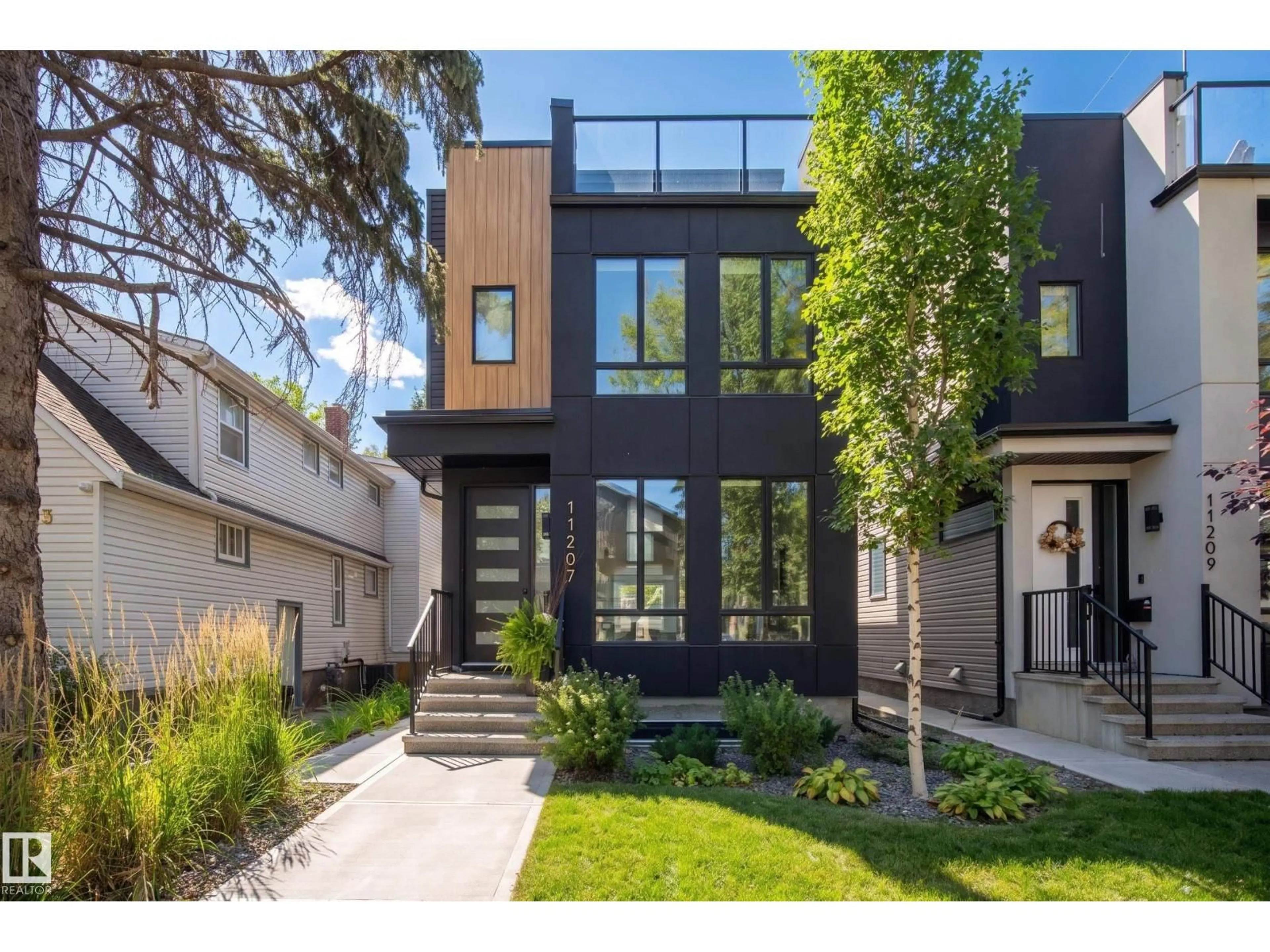 Home with brick exterior material, street for 11207 75 AV, Edmonton Alberta T6G0H4