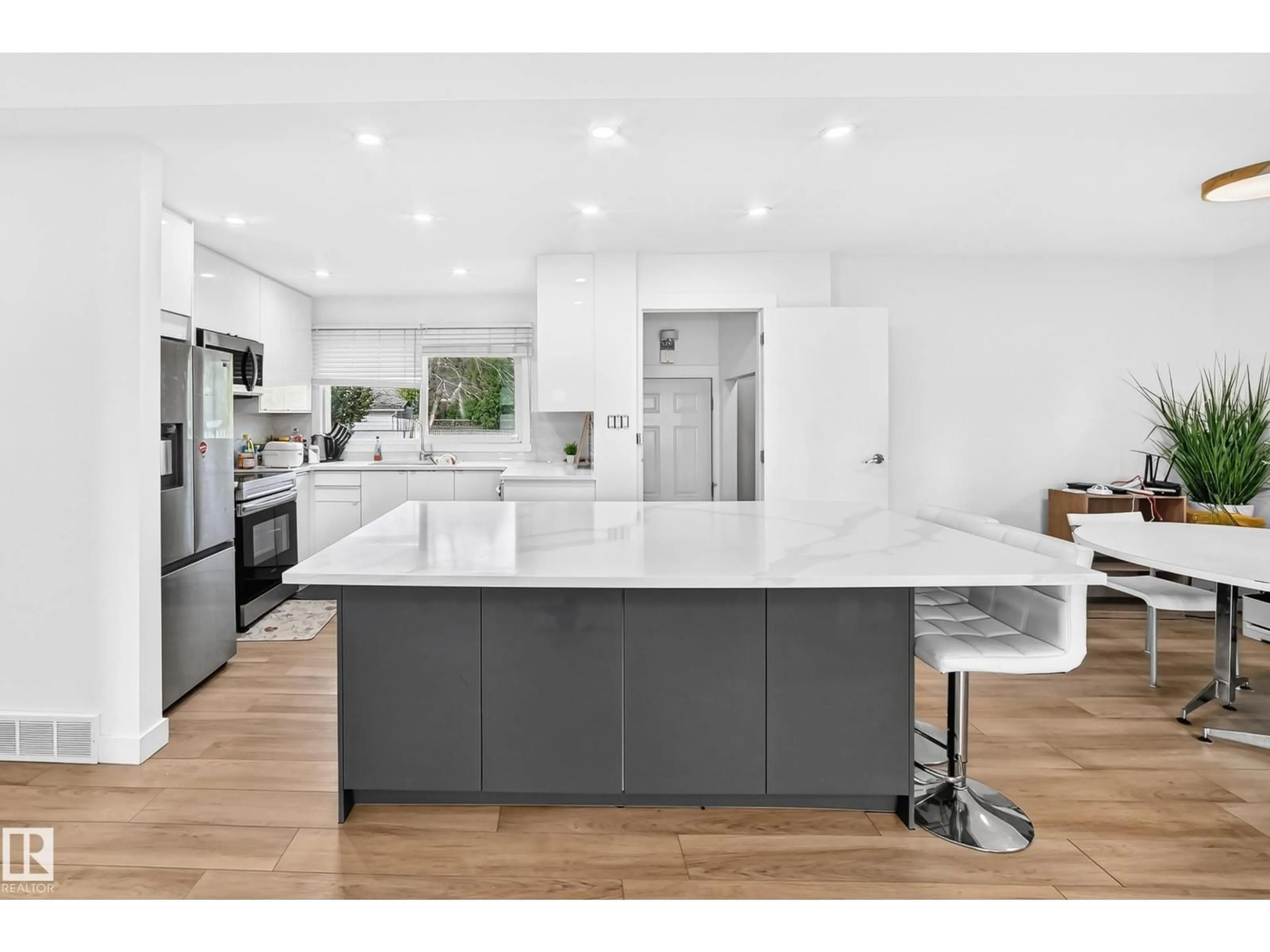 Open concept kitchen, unknown for 16110 82 AV, Edmonton Alberta T5R3S4