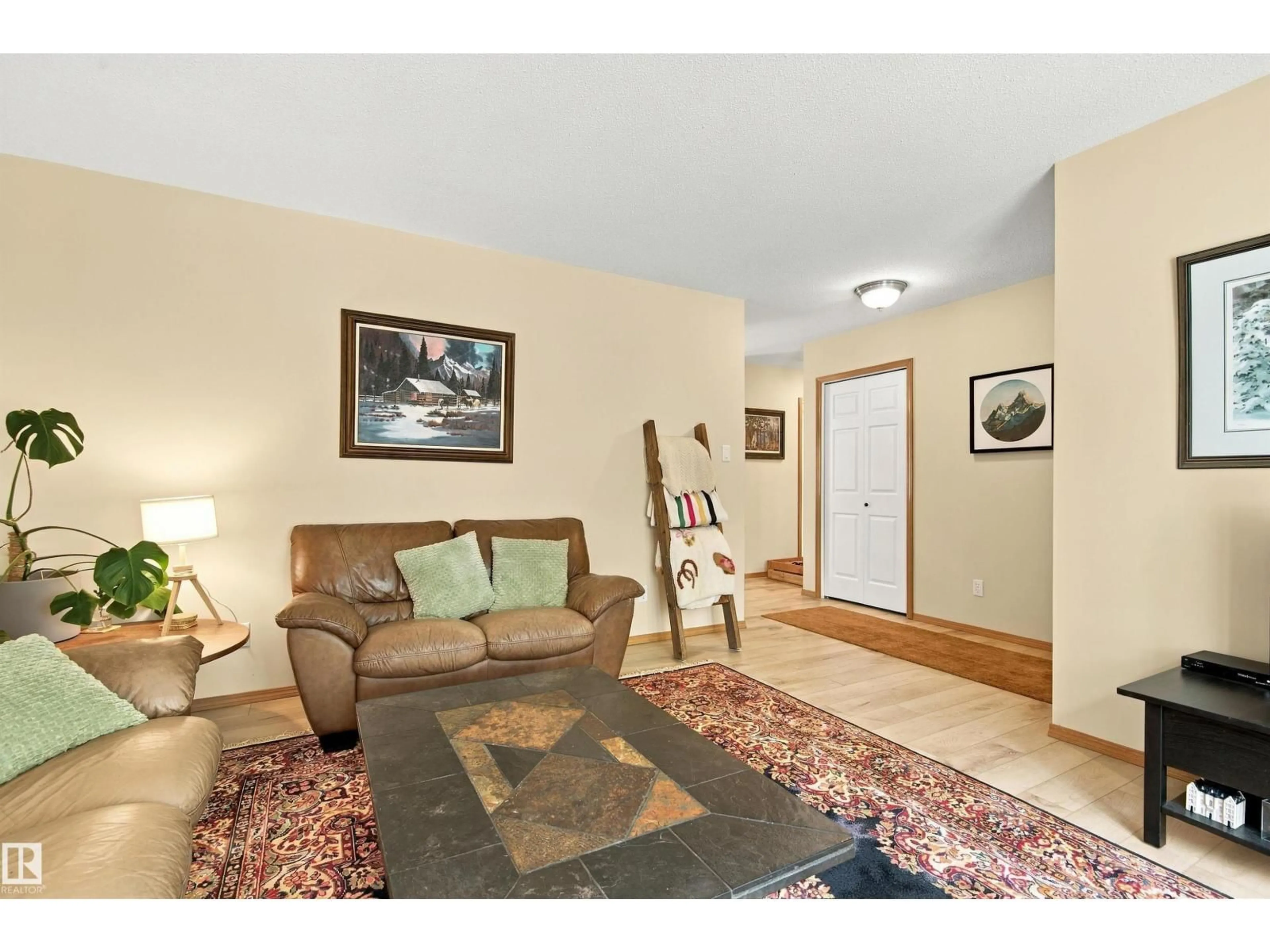 Living room with furniture, unknown for 51064 RGE RD 222, Rural Strathcona County Alberta T8C1G9