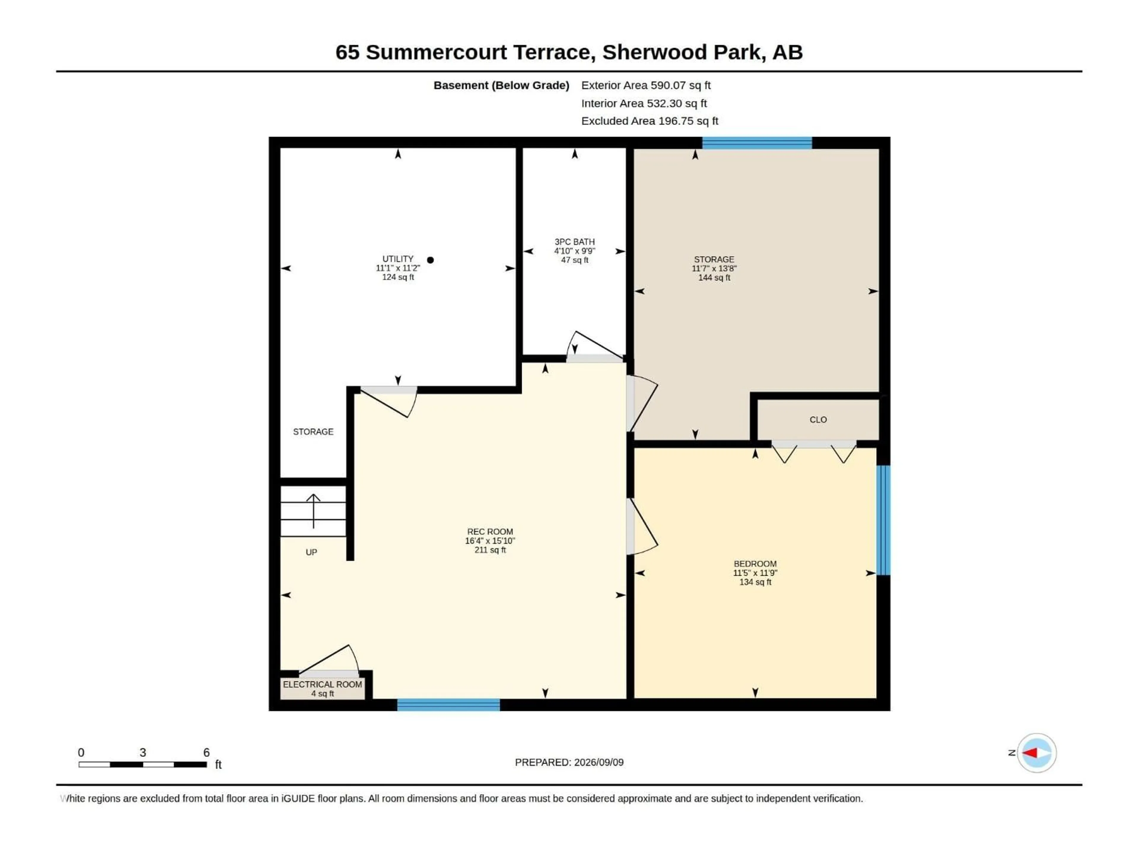 Floor plan for 65 SUMMERCOURT TC, Sherwood Park Alberta T8H2W1