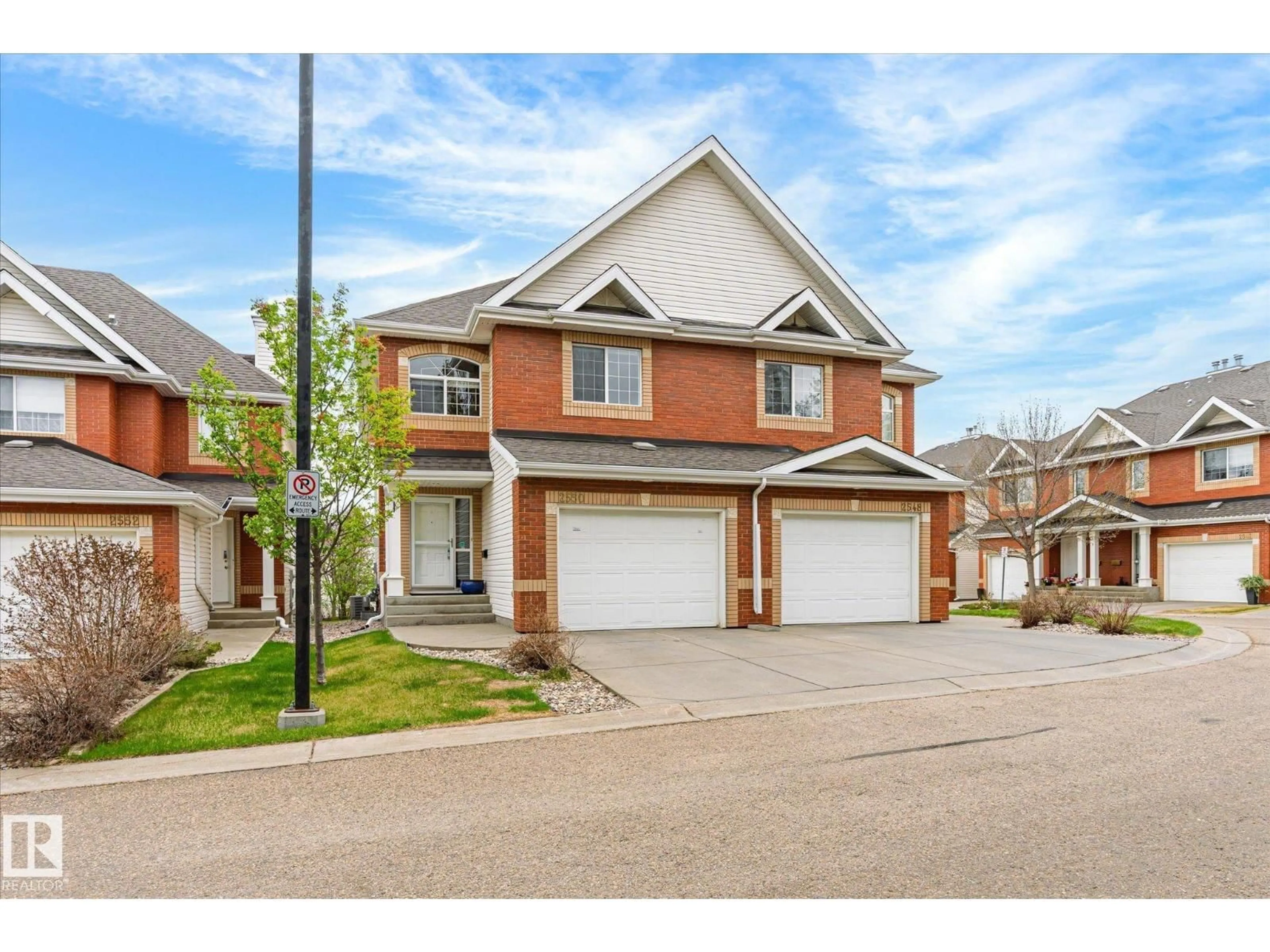Home with brick exterior material, street for 2550 RABBIT HILL RD, Edmonton Alberta T6R2Y9
