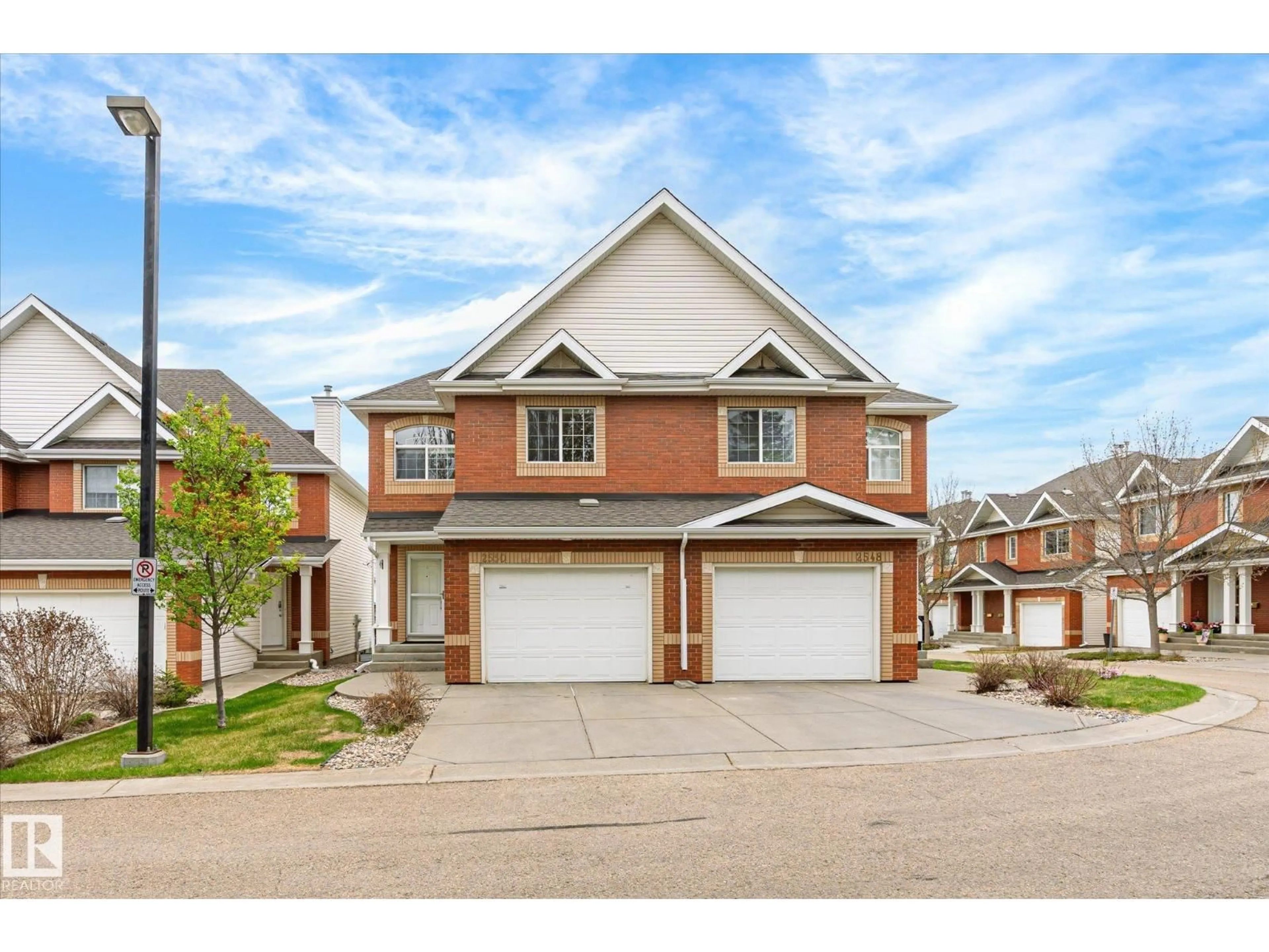 Home with brick exterior material, street for 2550 RABBIT HILL RD, Edmonton Alberta T6R2Y9
