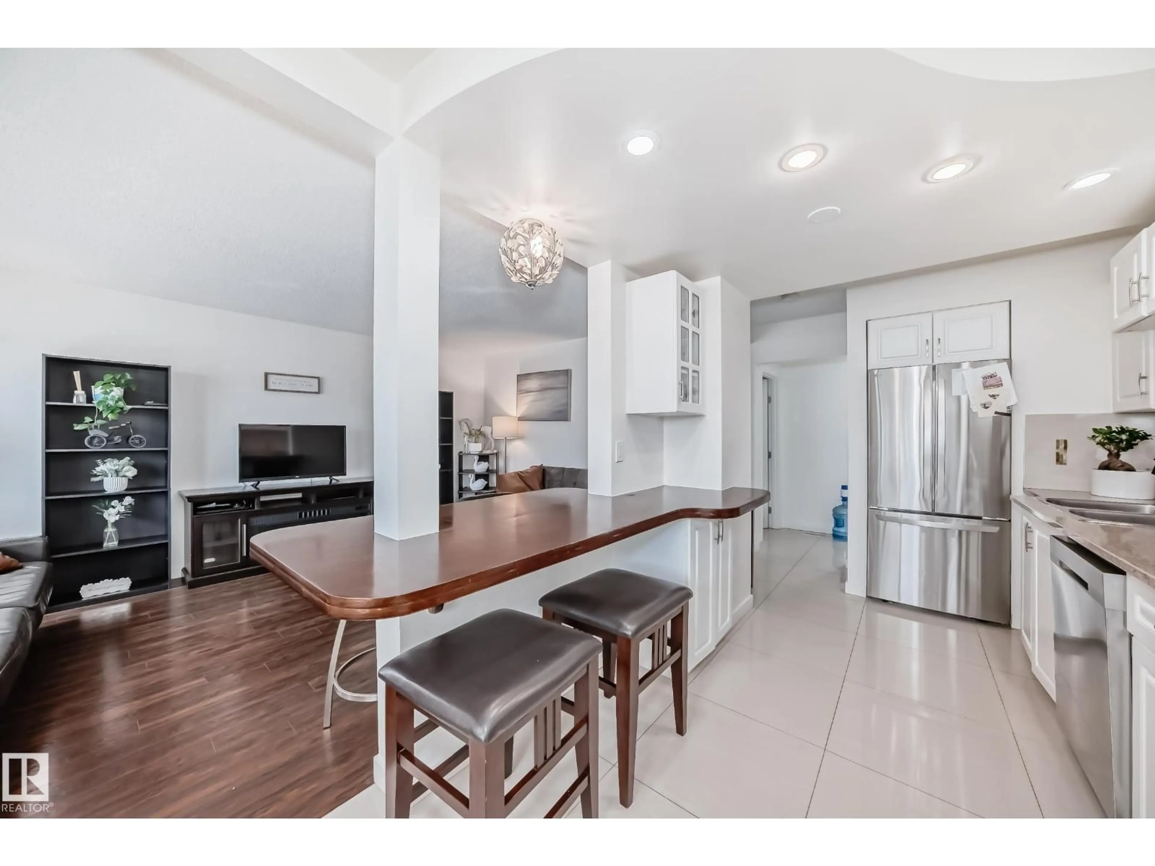 Open concept kitchen, unknown for 75 AMBERLY CO, Edmonton Alberta T5A2N9