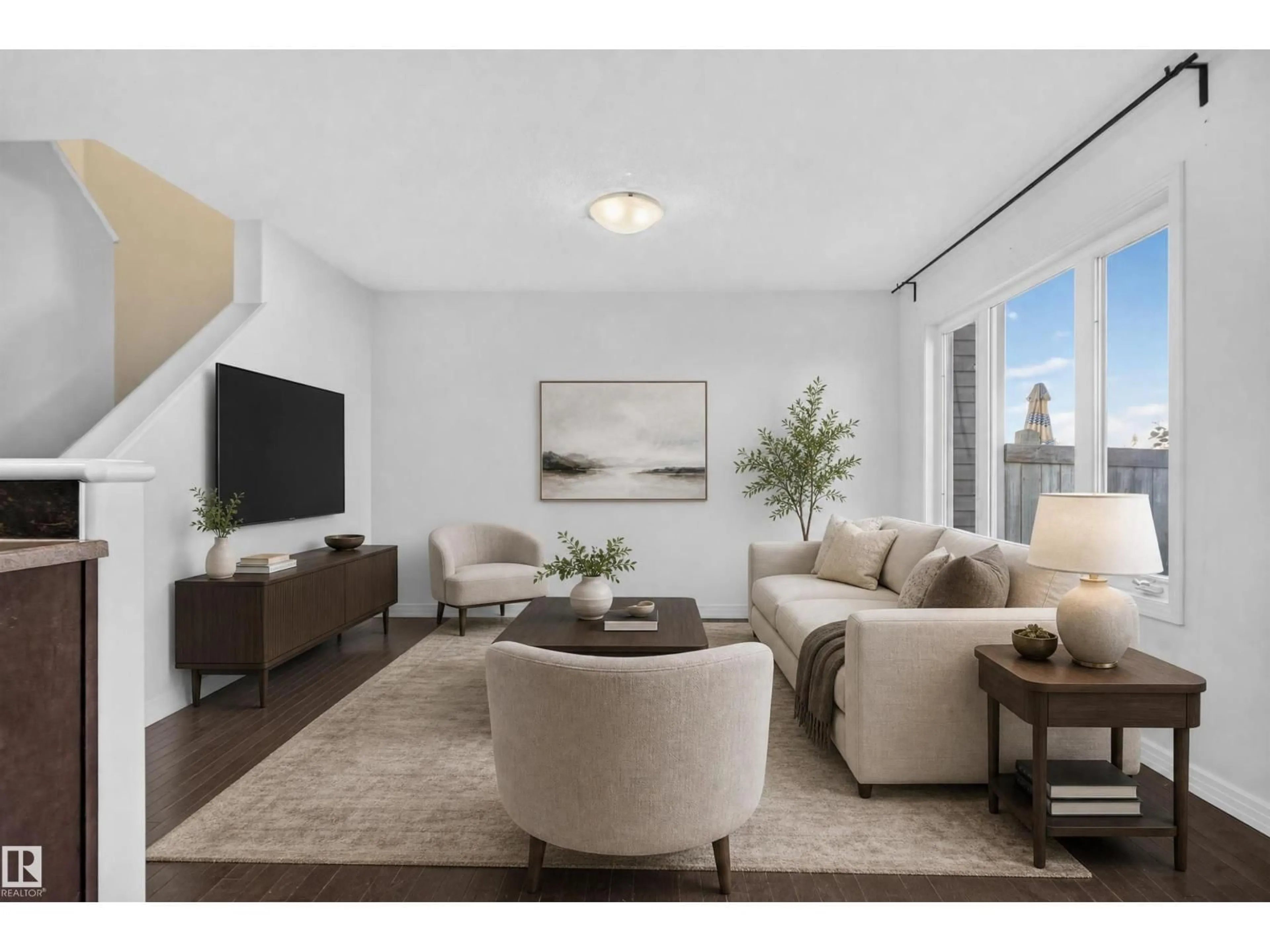 Living room with furniture, unknown for NW - 2145 28 ST, Edmonton Alberta T6T0K1