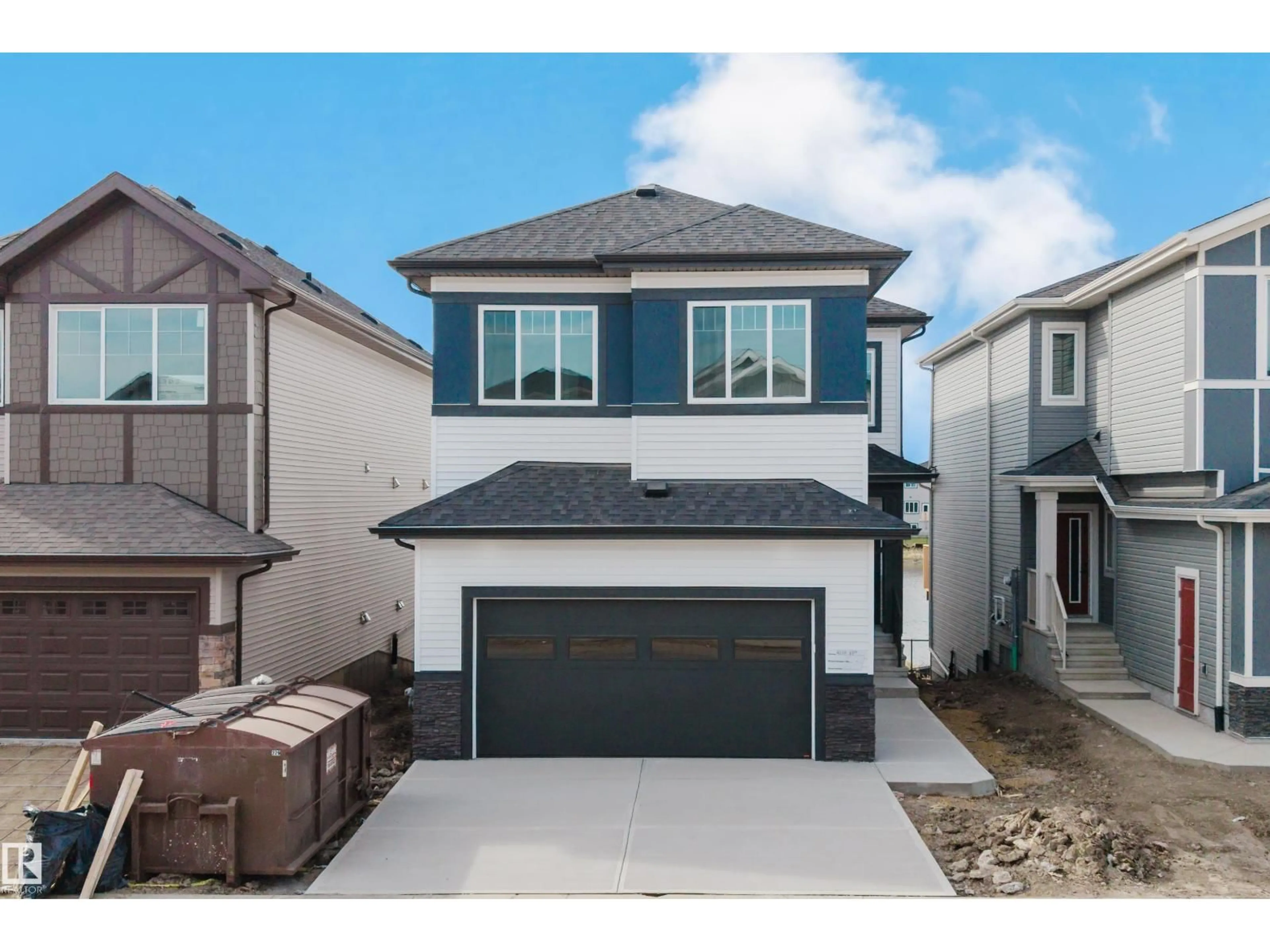 Home with vinyl exterior material, street for 4210 63 ST, Beaumont Alberta T4X0V1