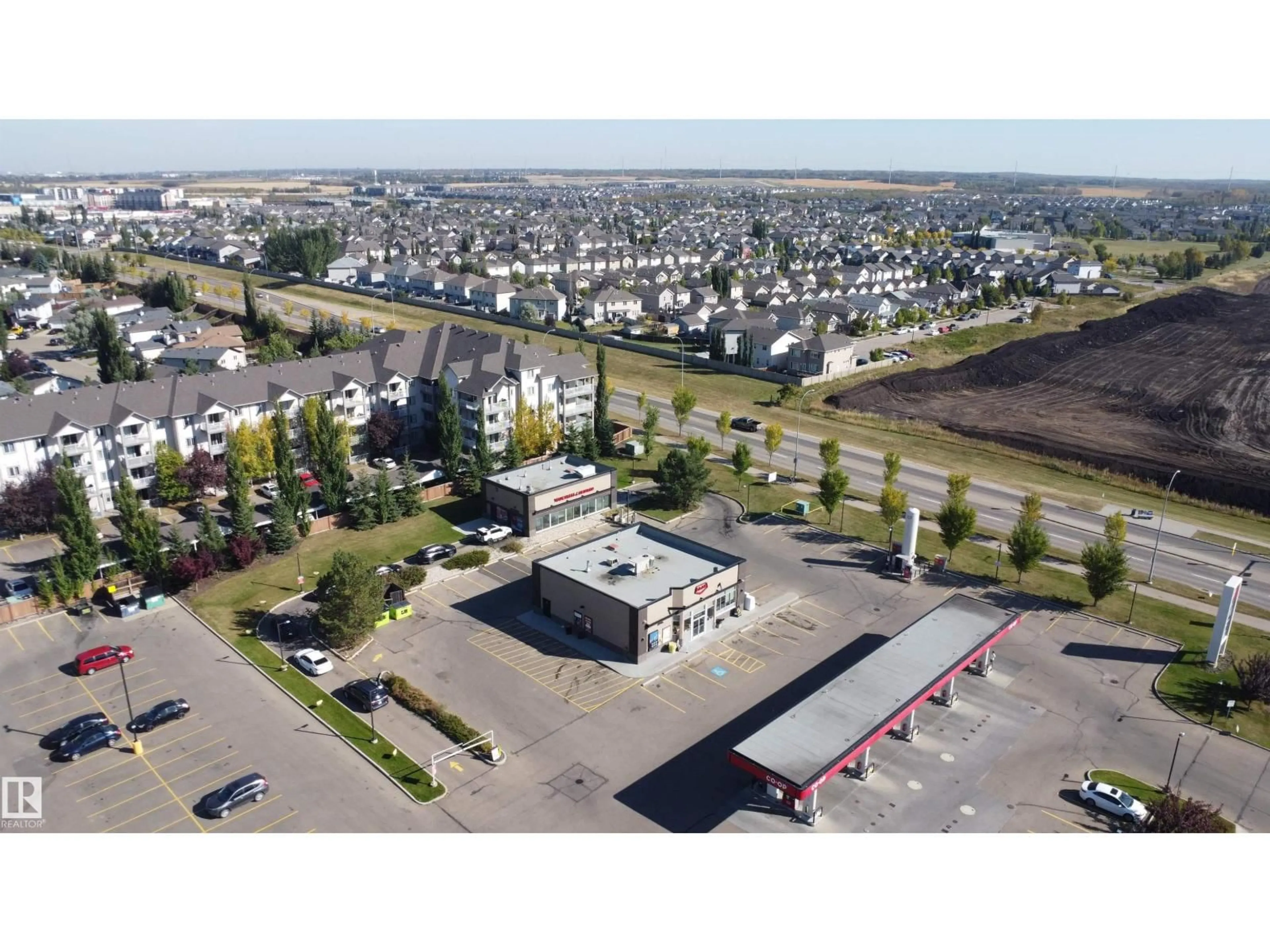 A pic from outside/outdoor area/front of a property/back of a property/a pic from drone, unknown for #224 - 3425 19 ST, Edmonton Alberta T6T2B5