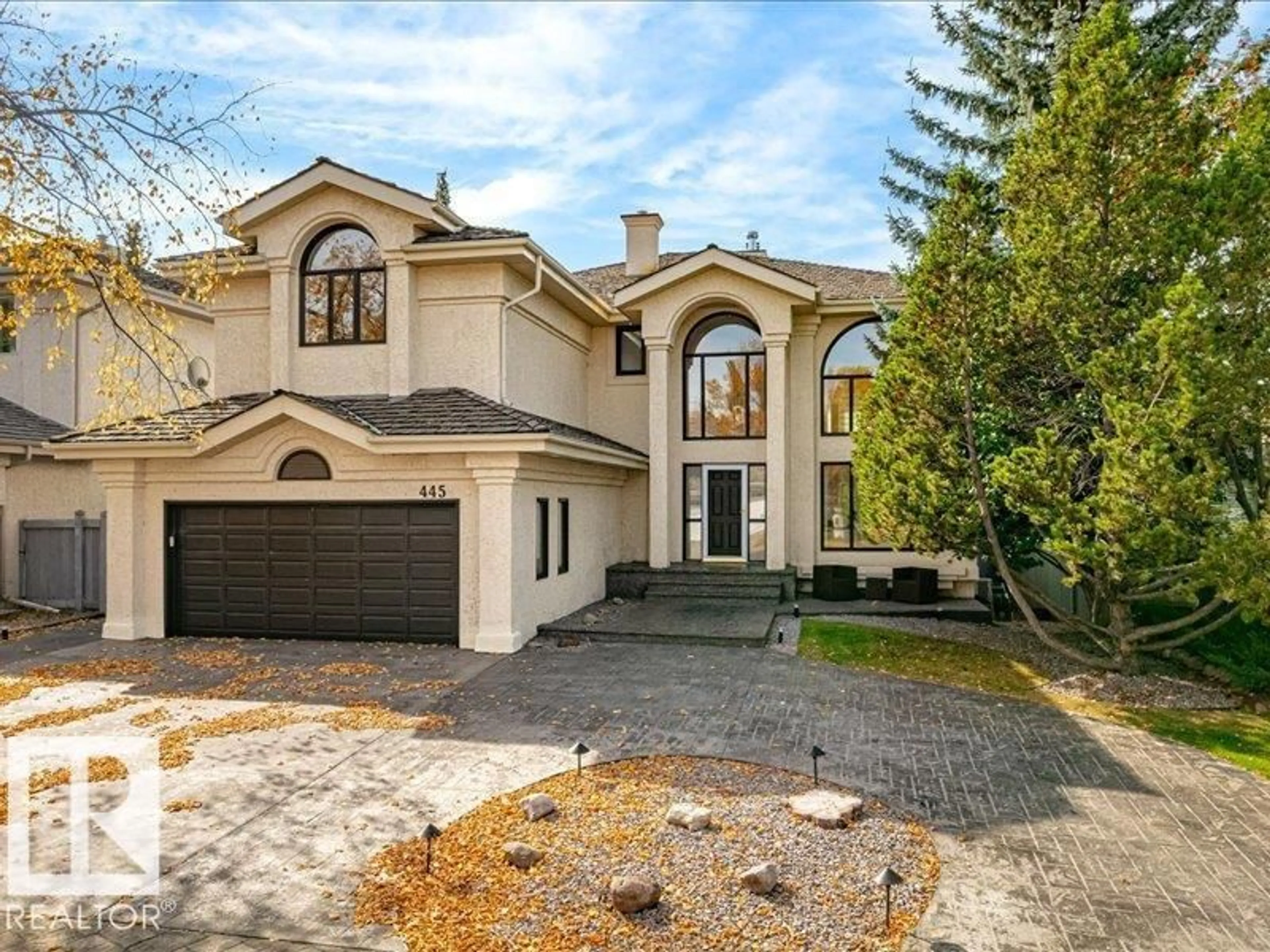 Home with brick exterior material, street for 445 OSBORNE CR, Edmonton Alberta T6R2C3