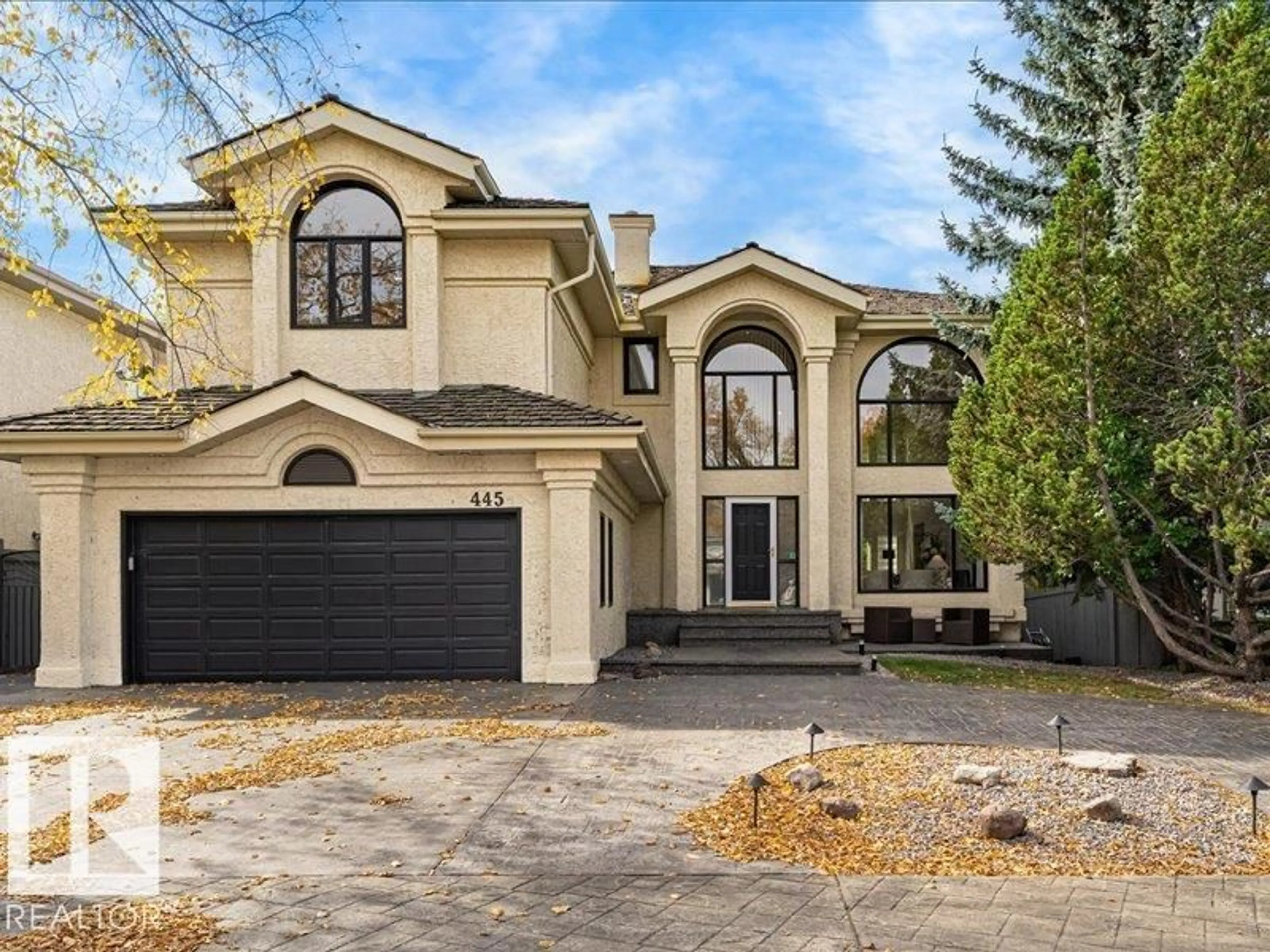 Home with brick exterior material, street for 445 OSBORNE CR, Edmonton Alberta T6R2C3