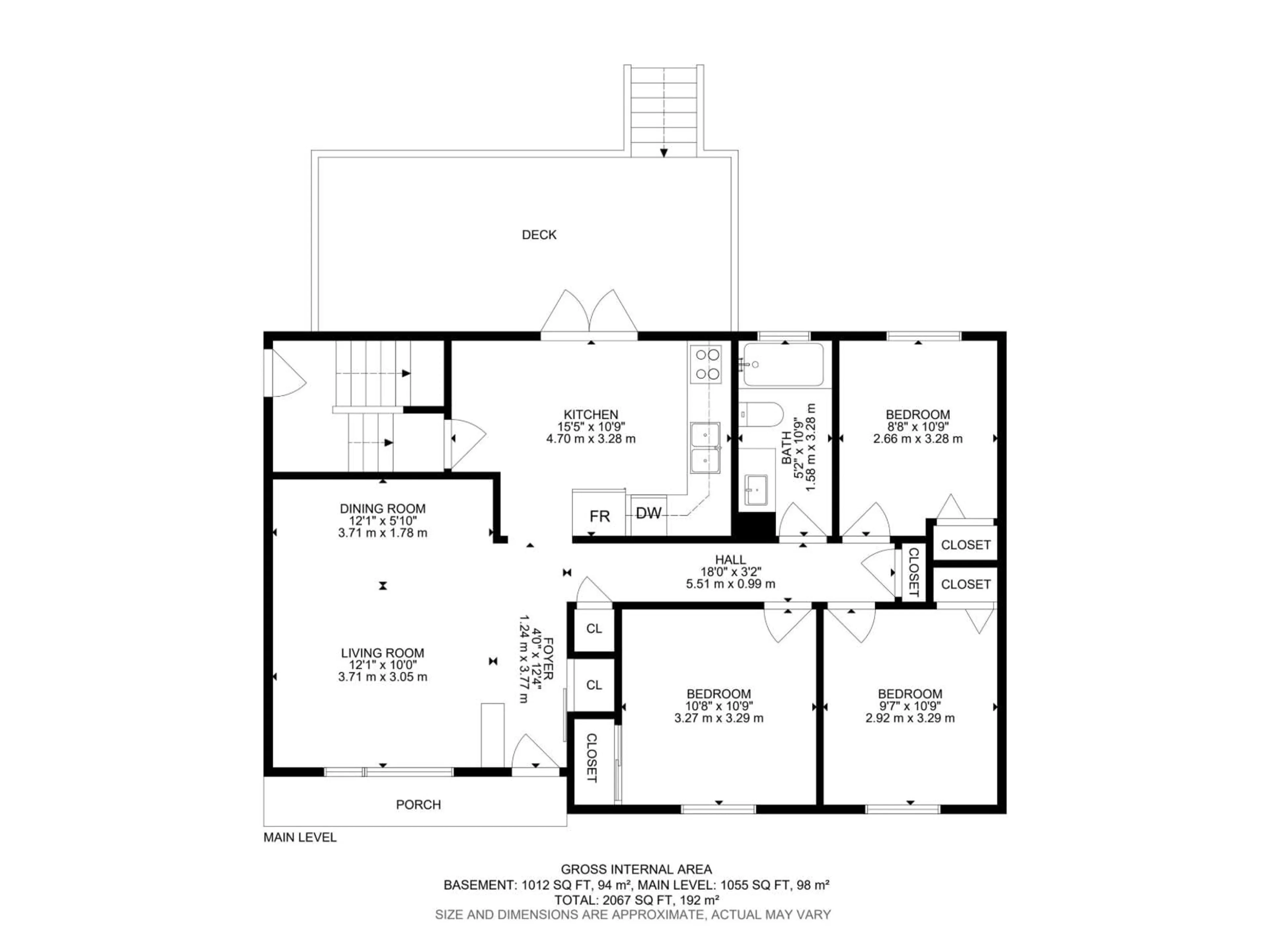 Floor plan for 13212 73 ST, Edmonton Alberta T5C0T8