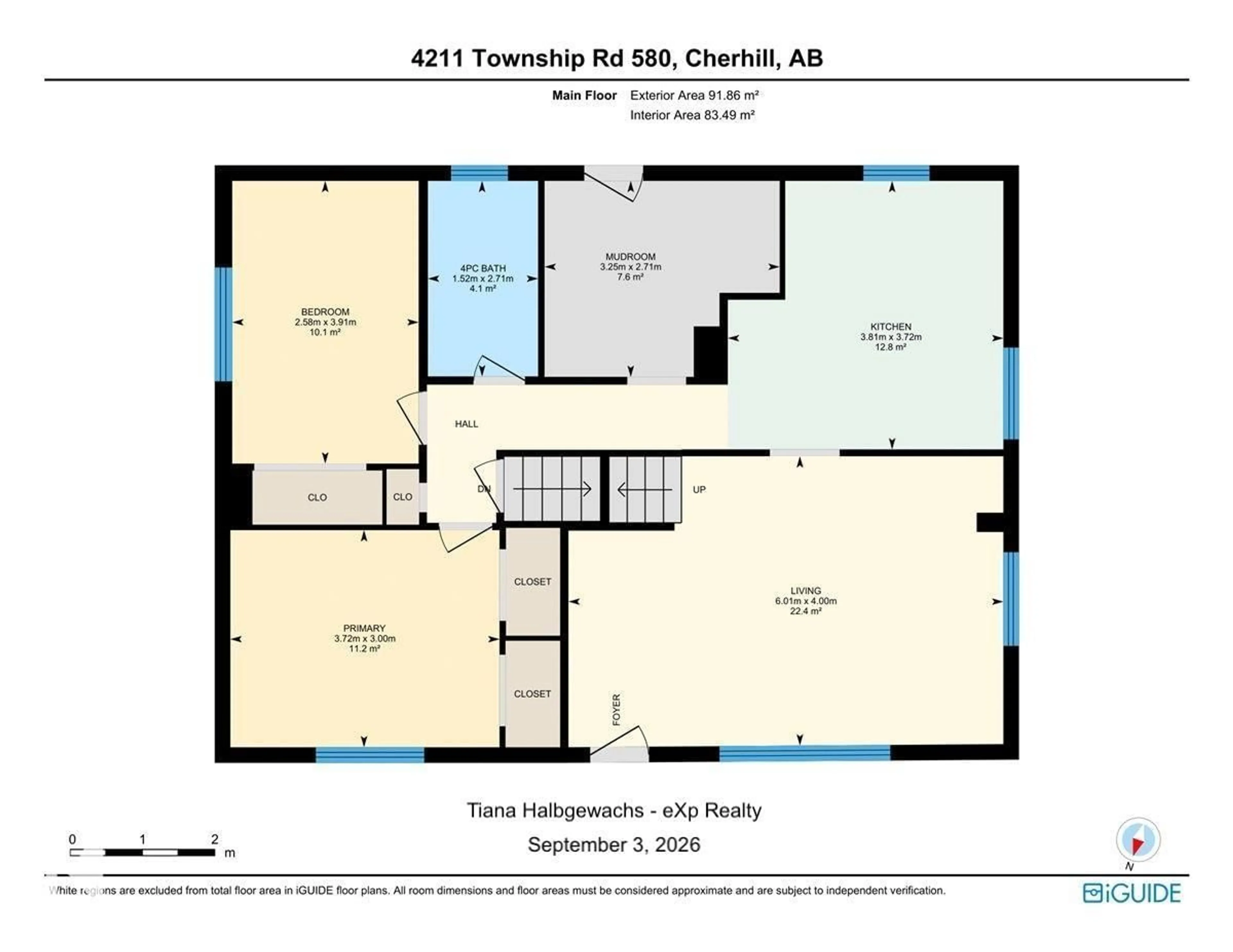 Floor plan for 4211 TWP RD 580, Rural Barrhead County Alberta T7N0J9