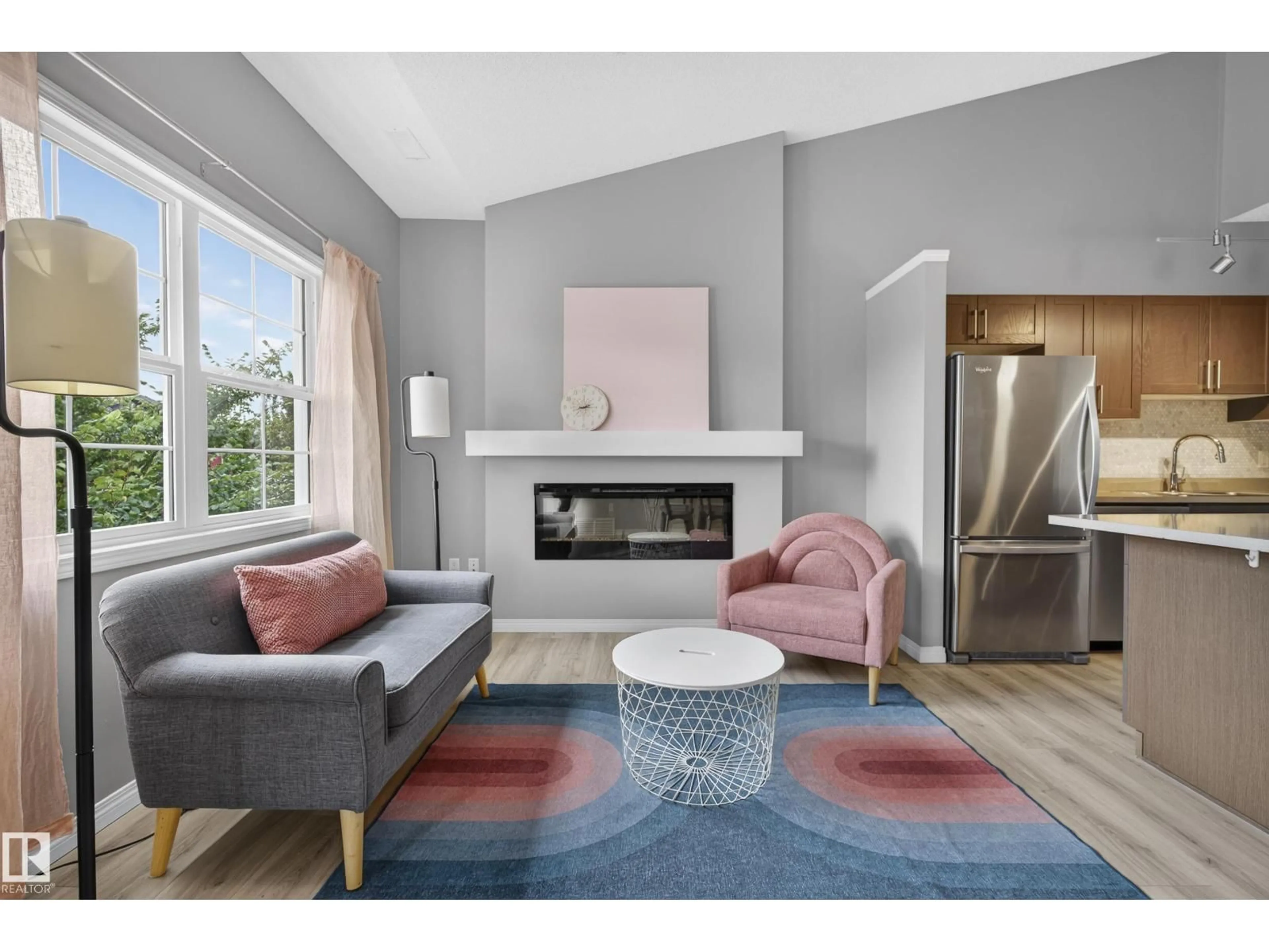 Living room with furniture, unknown for #23 - 4029 ORCHARDS DR, Edmonton Alberta T6X1V2
