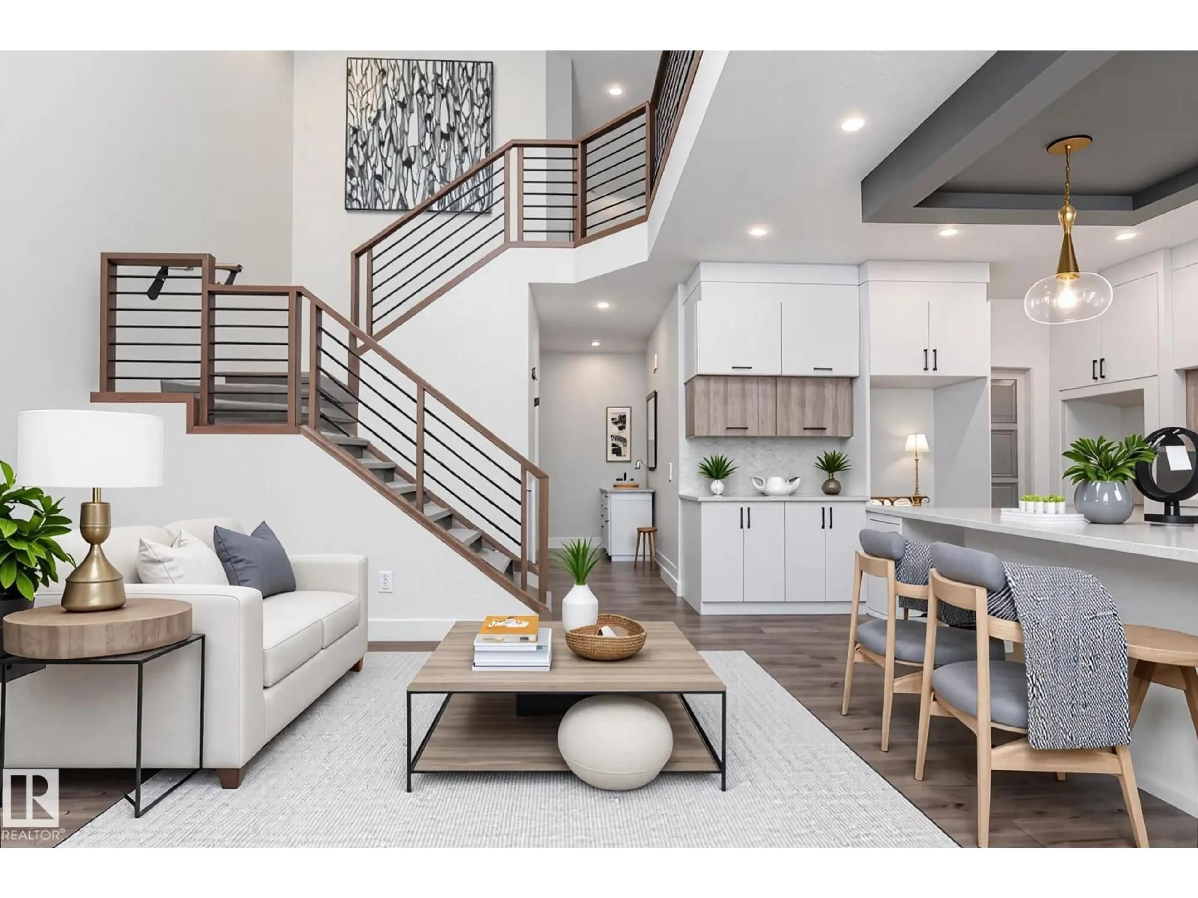 Open concept kitchen, unknown for 43 MAPLE CR, Gibbons Alberta T0A1N0