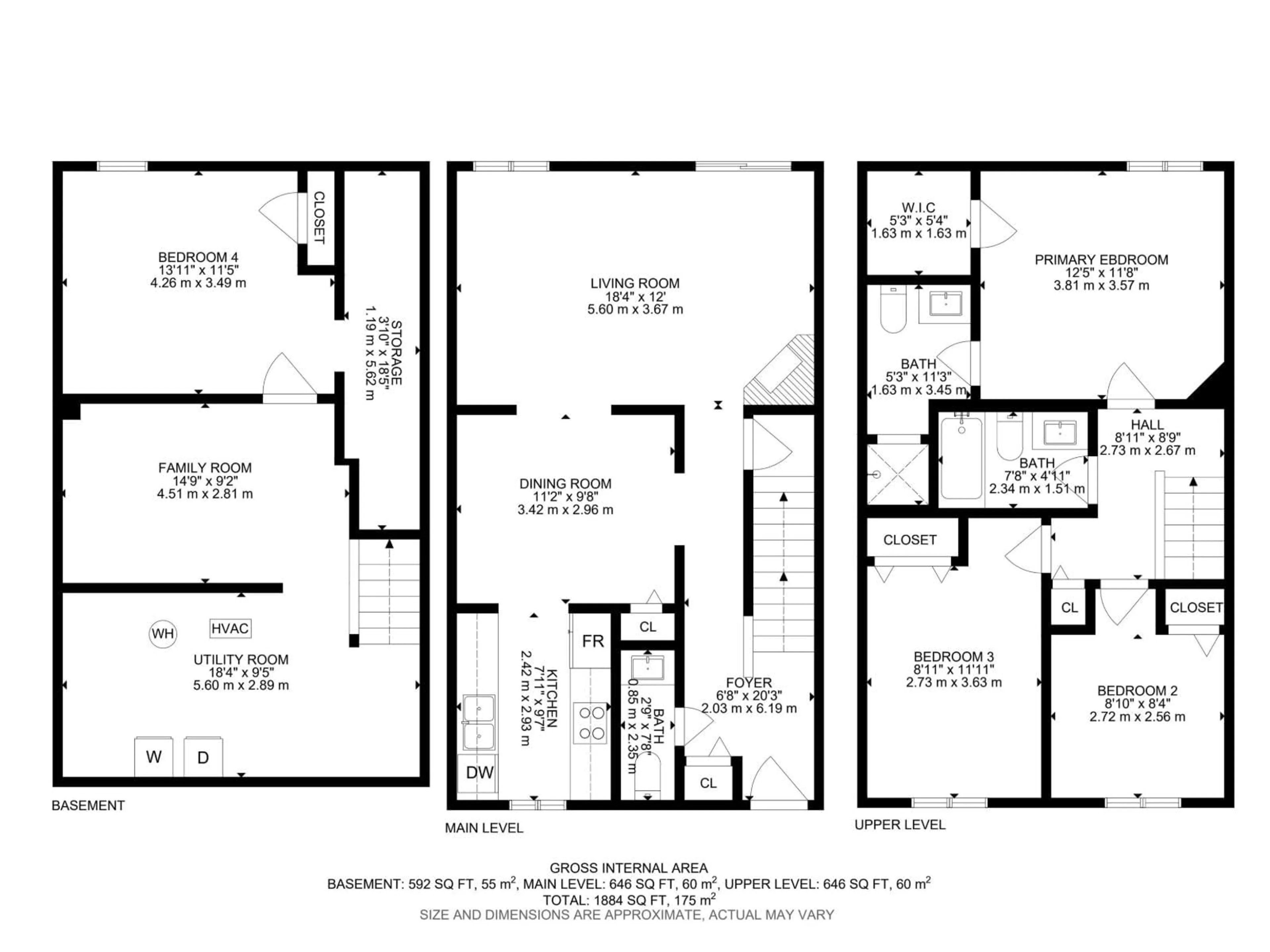 Floor plan for #30 - 14803 34 ST NW, Edmonton Alberta T5Y2L3