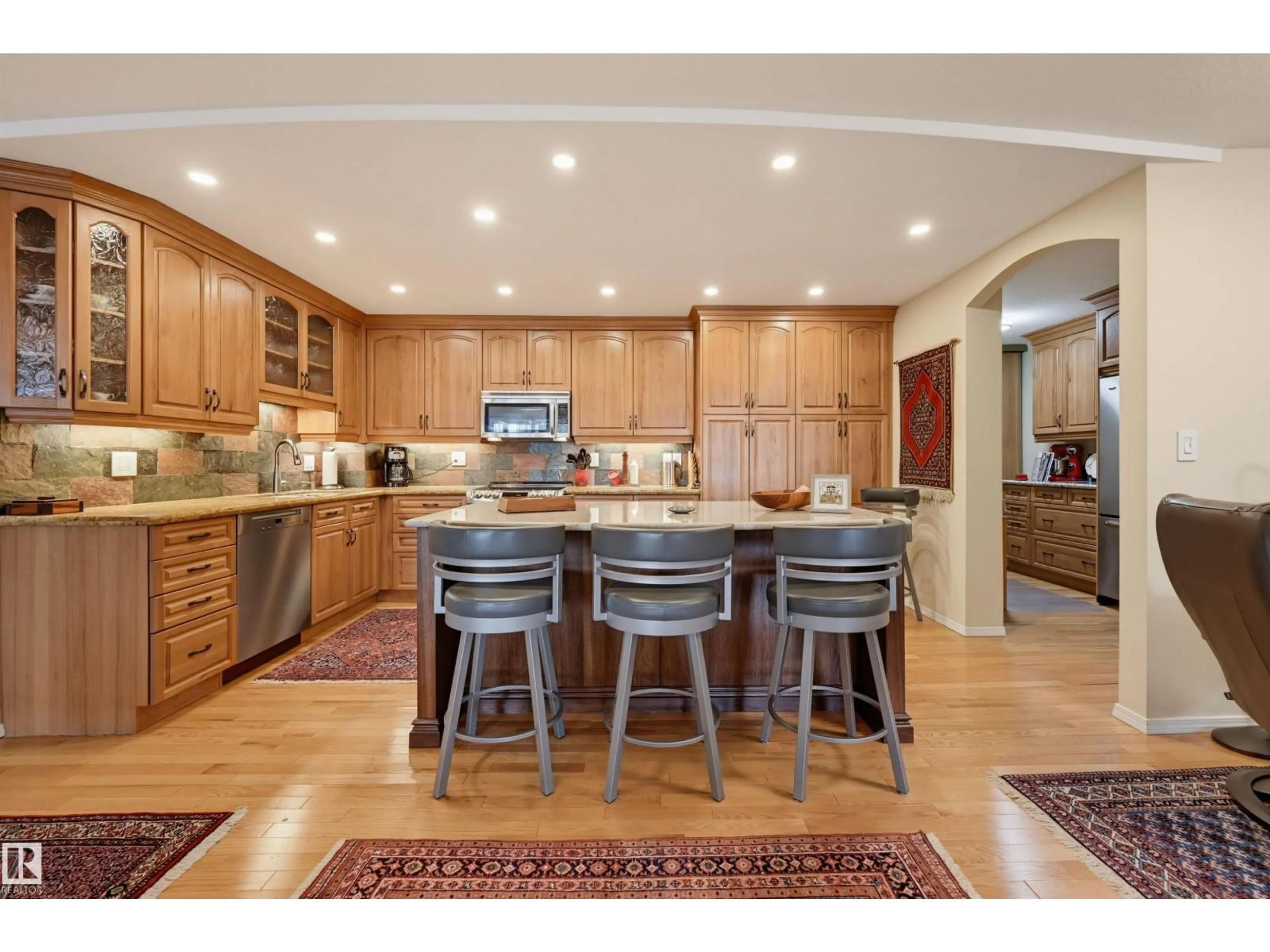 Open concept kitchen, unknown for 1603 11503 100 AV NW, Edmonton Alberta T5K2K7