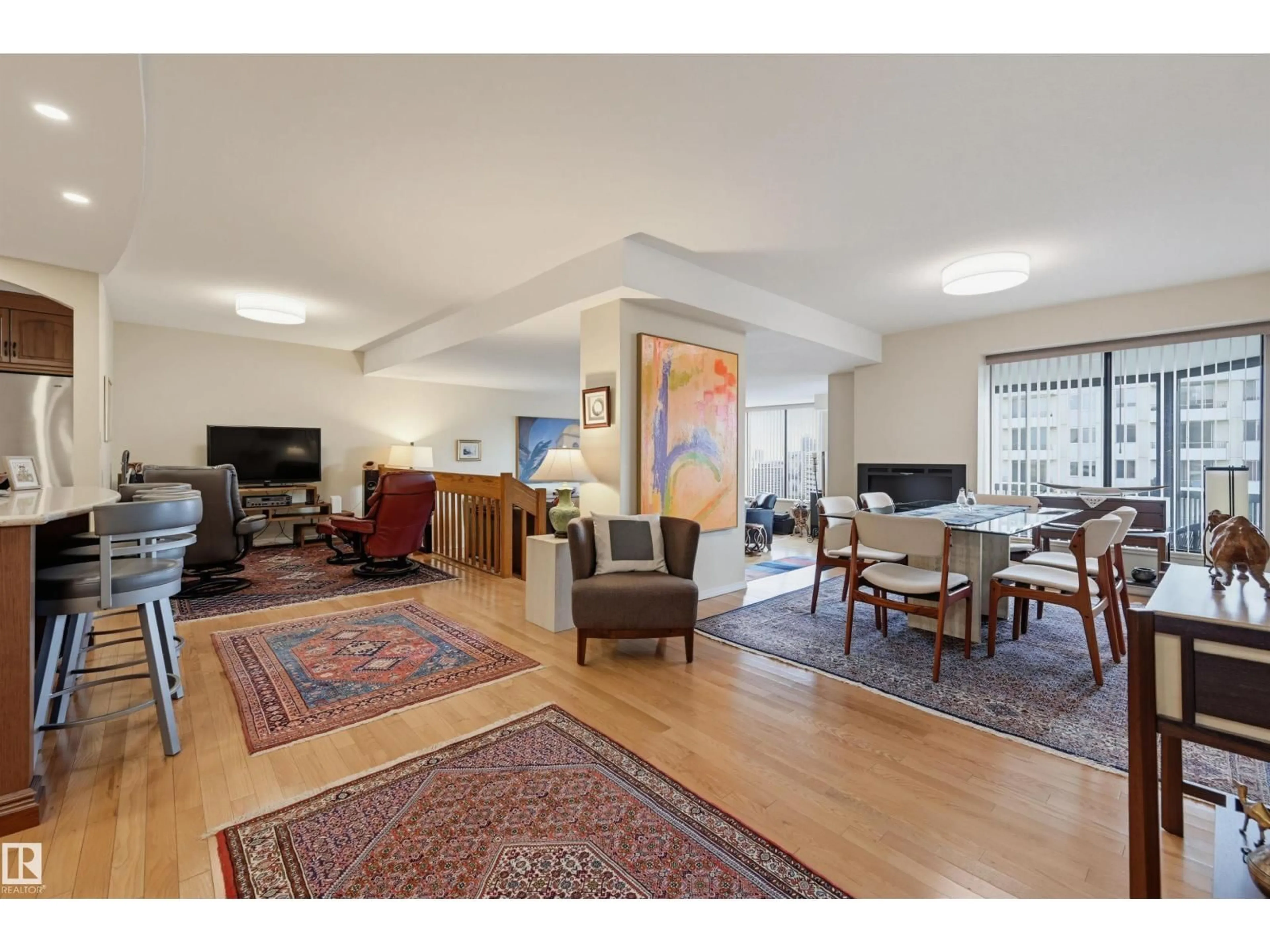 Living room with furniture, unknown for 1603 11503 100 AV NW, Edmonton Alberta T5K2K7