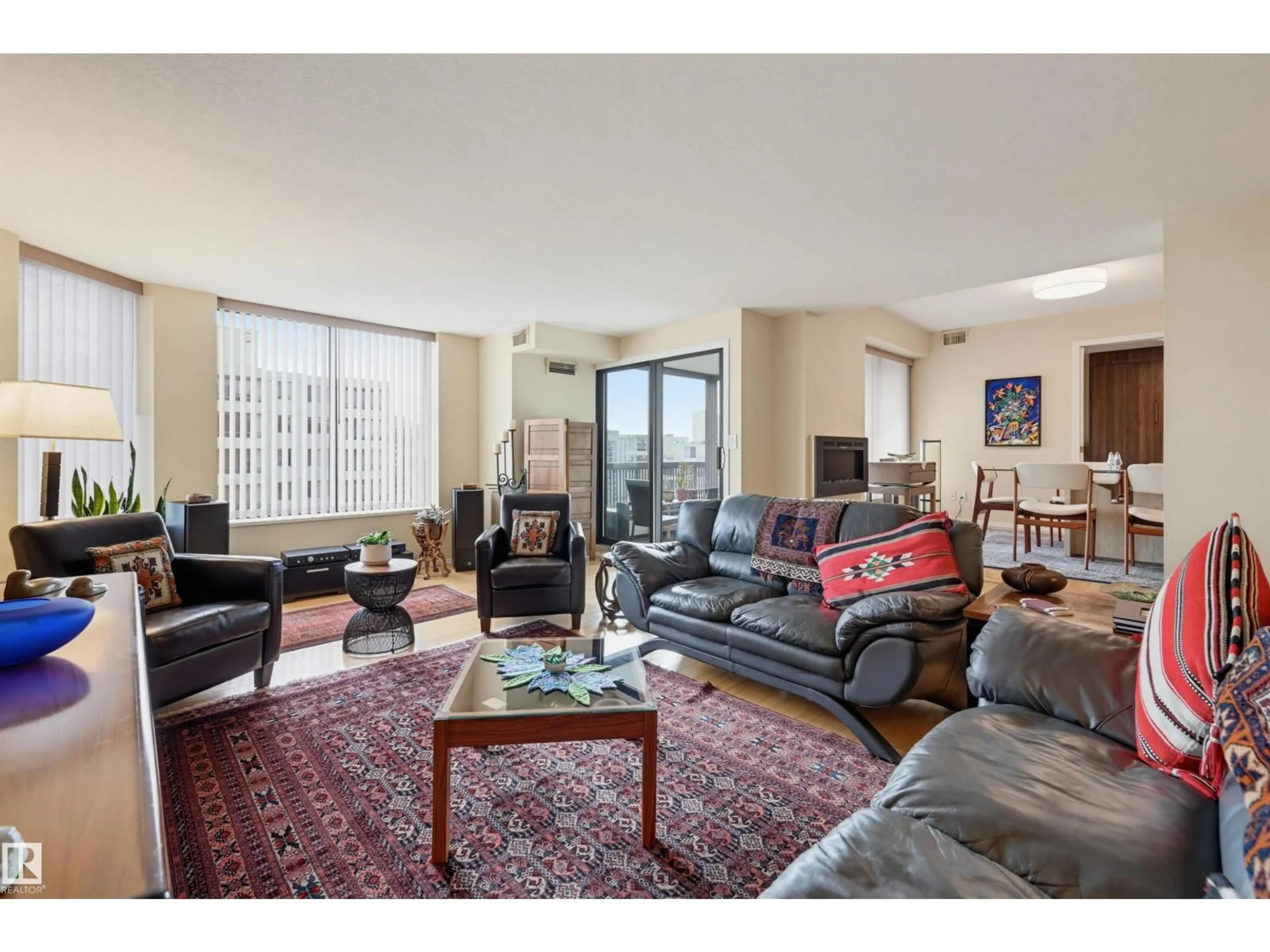Living room with furniture, unknown for 1603 11503 100 AV NW, Edmonton Alberta T5K2K7