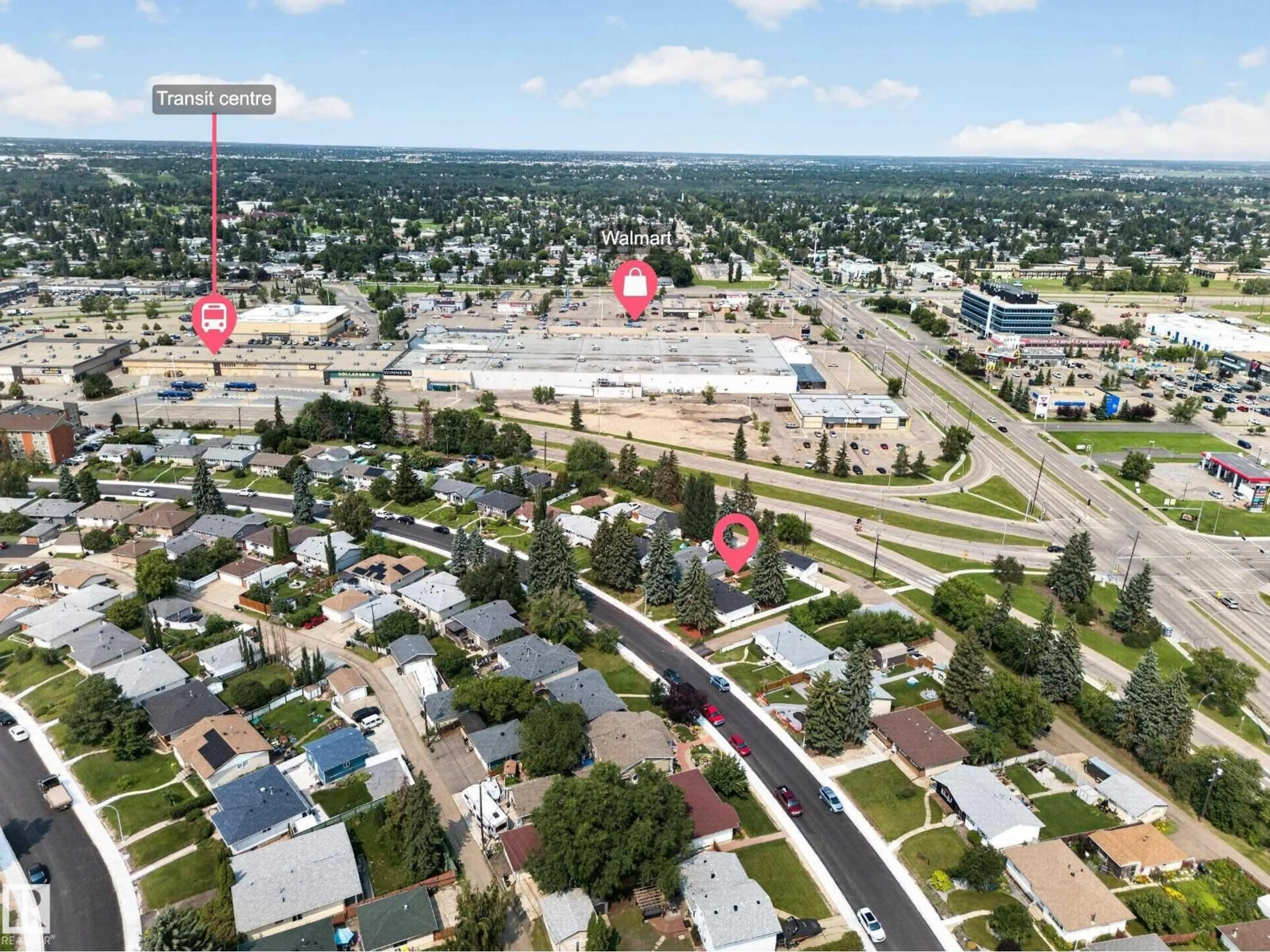 A pic from outside/outdoor area/front of a property/back of a property/a pic from drone, street for NW - 5204 97A AV, Edmonton Alberta T6B1E1