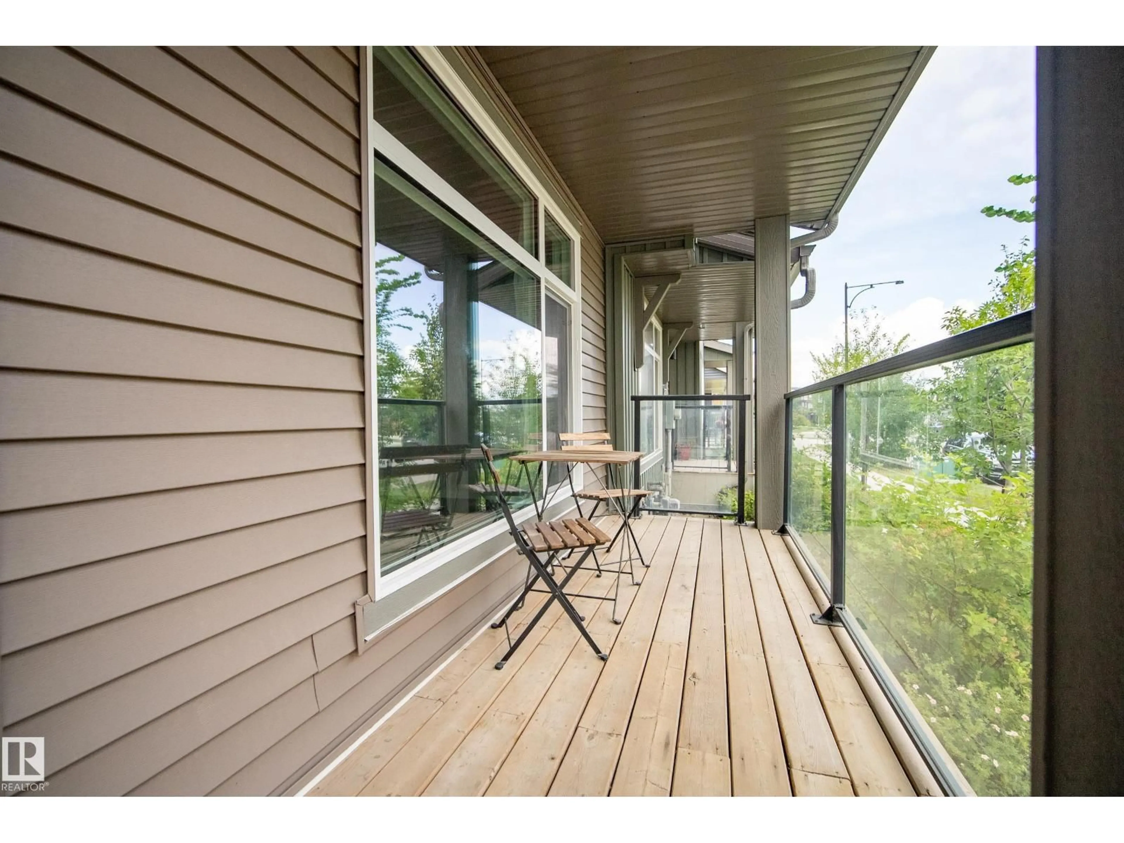 Patio, water/lake/river/ocean view for 8322 CHAPPELLE WY, Edmonton Alberta T6W4L3