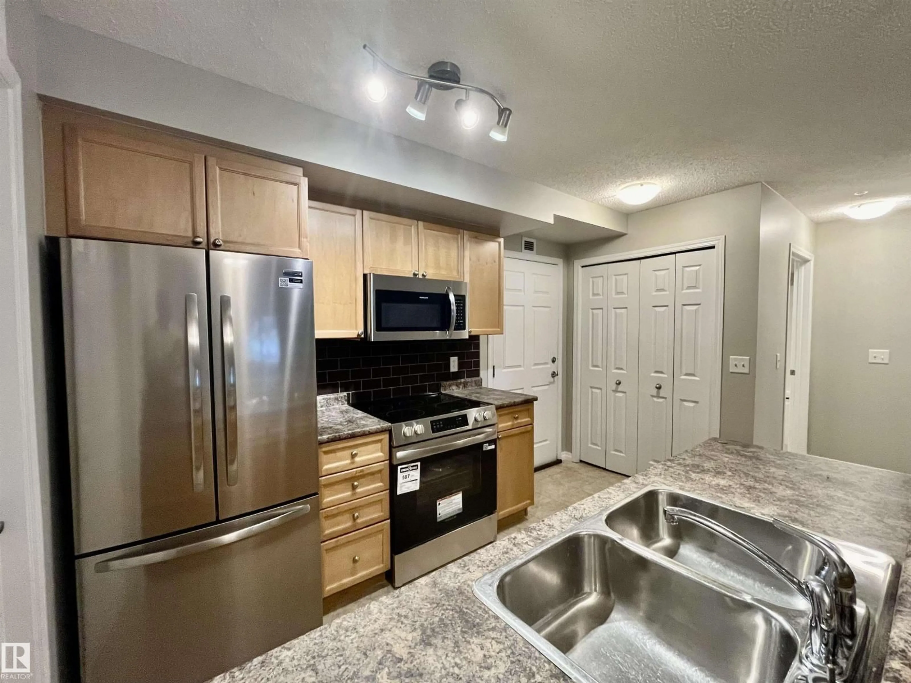 Standard kitchen, unknown for #102 - 6921 199 ST, Edmonton Alberta T5T3X7